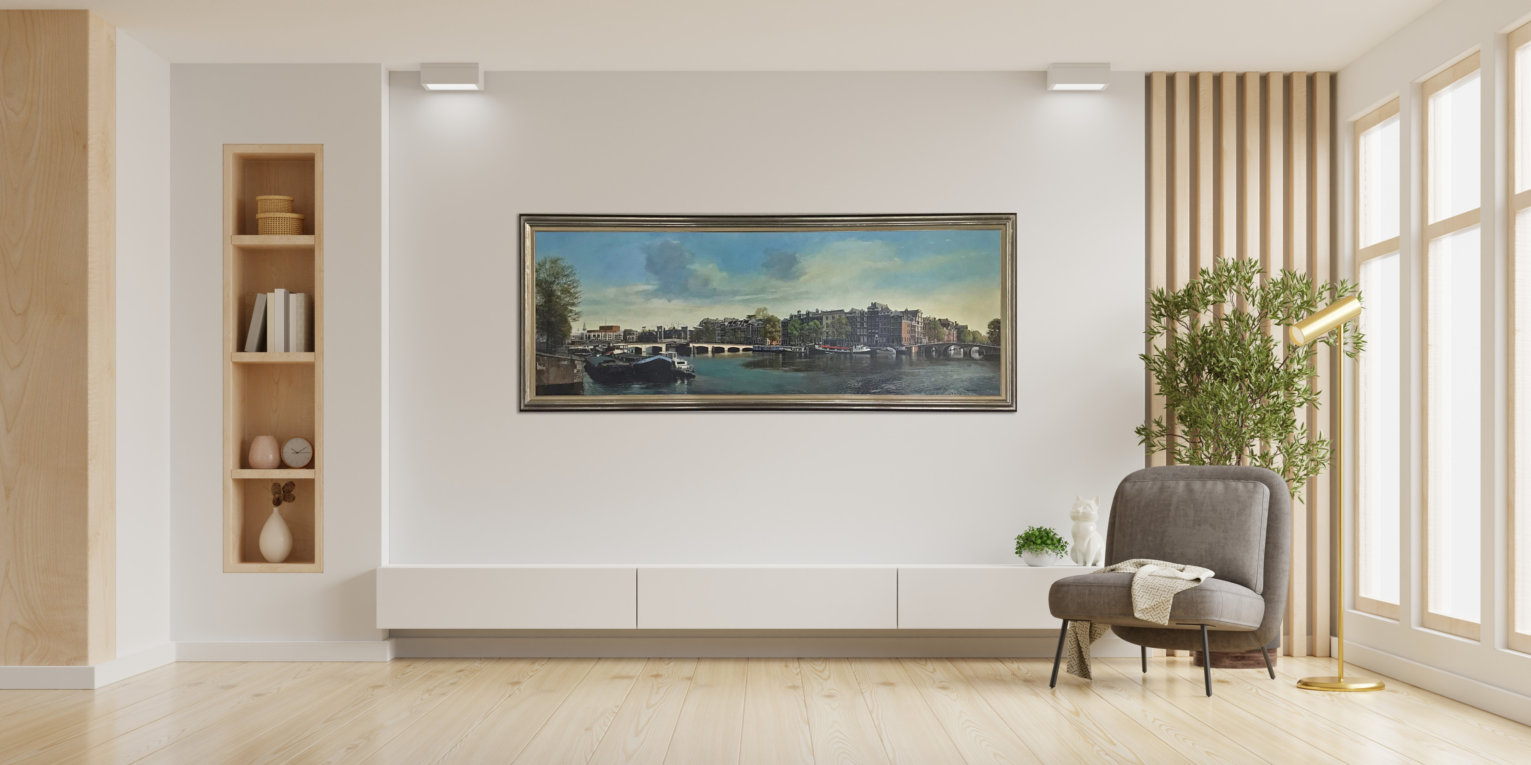 Panorama Amstel zonder lijst