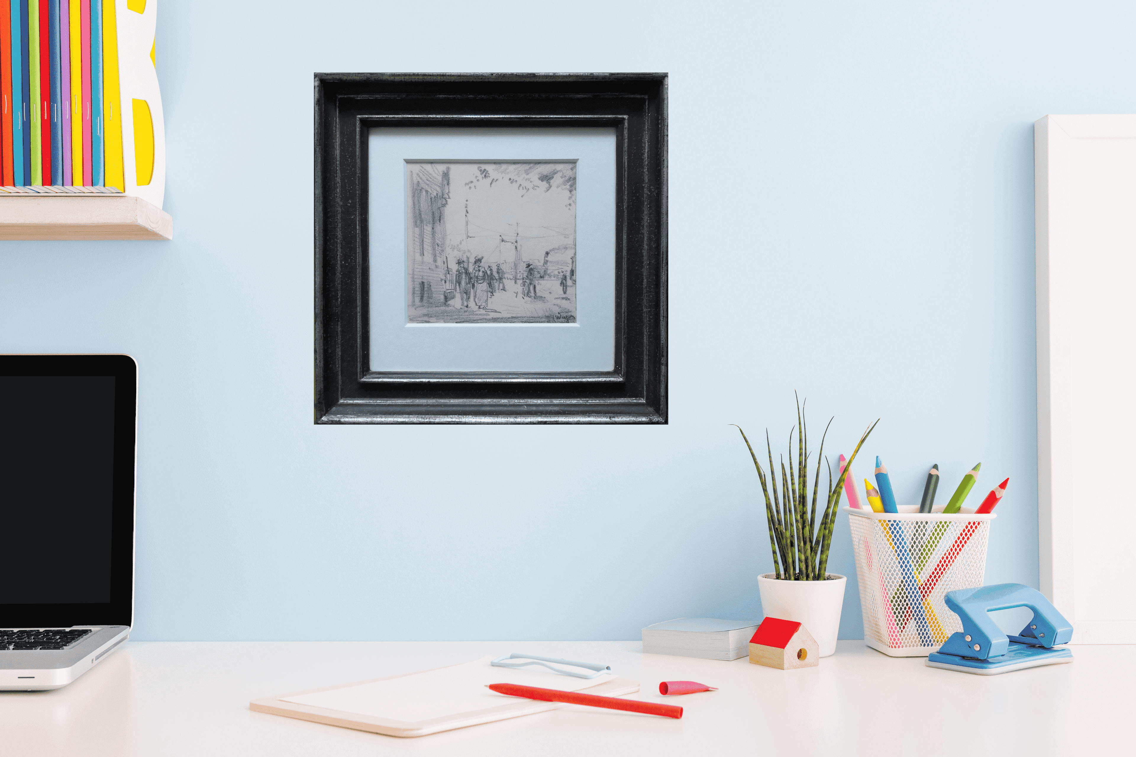 Kees van Dongen - Echtpaar bij Maaskade te Rotterdam (in interieur)