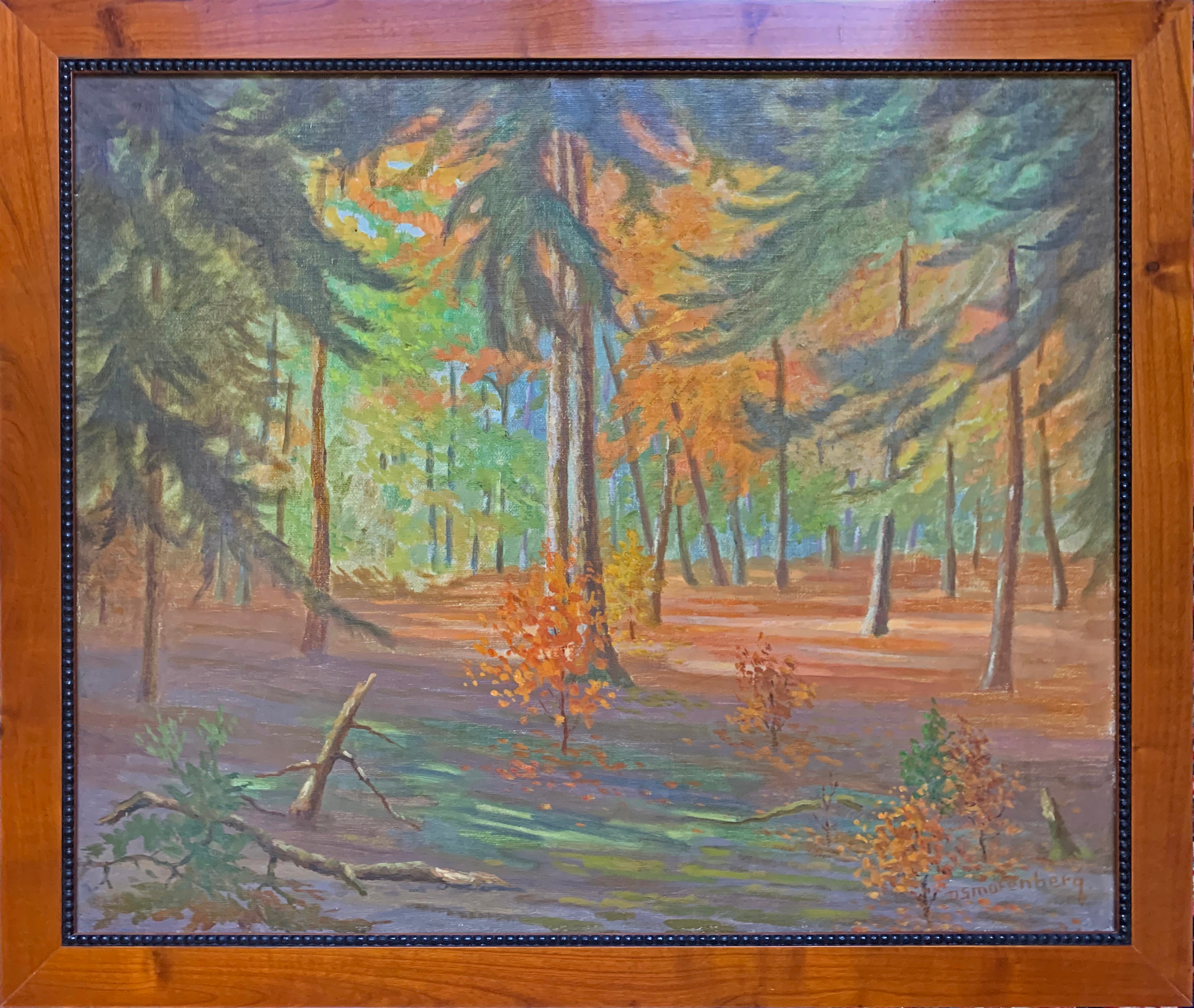 Herfst in het bos zonder lijst