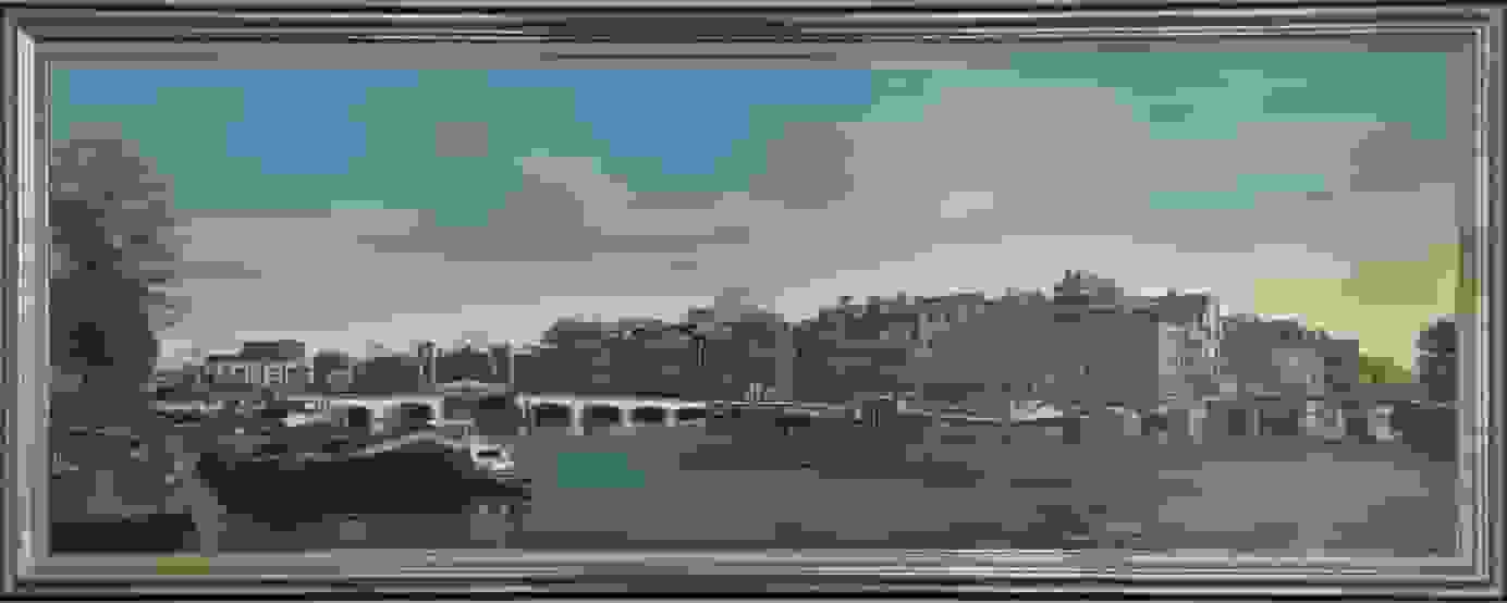 Michael John Hunt - Panorama Amstel (met lijst)