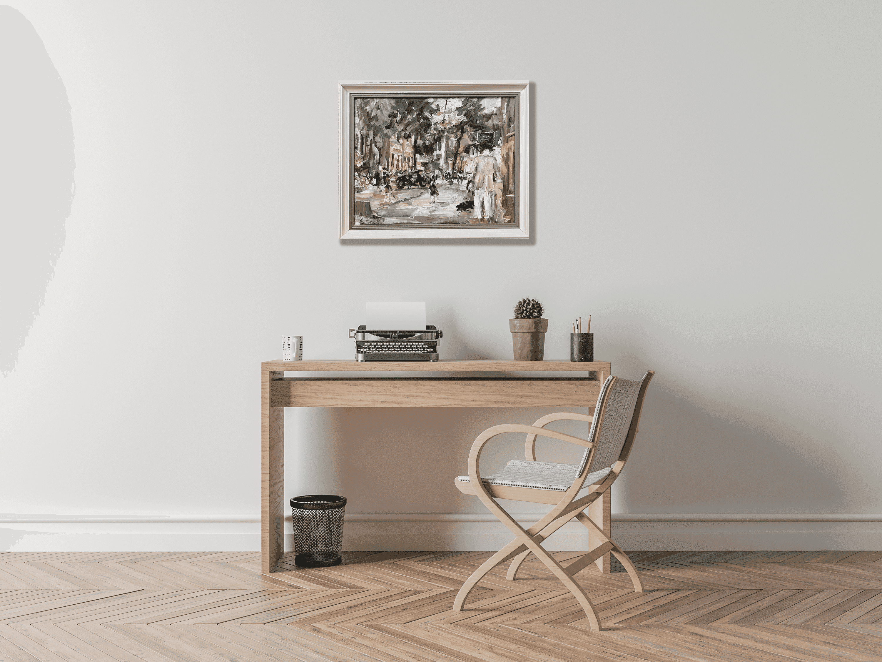 Jürgen Leippert - Plein in de Pijp (in interieur)