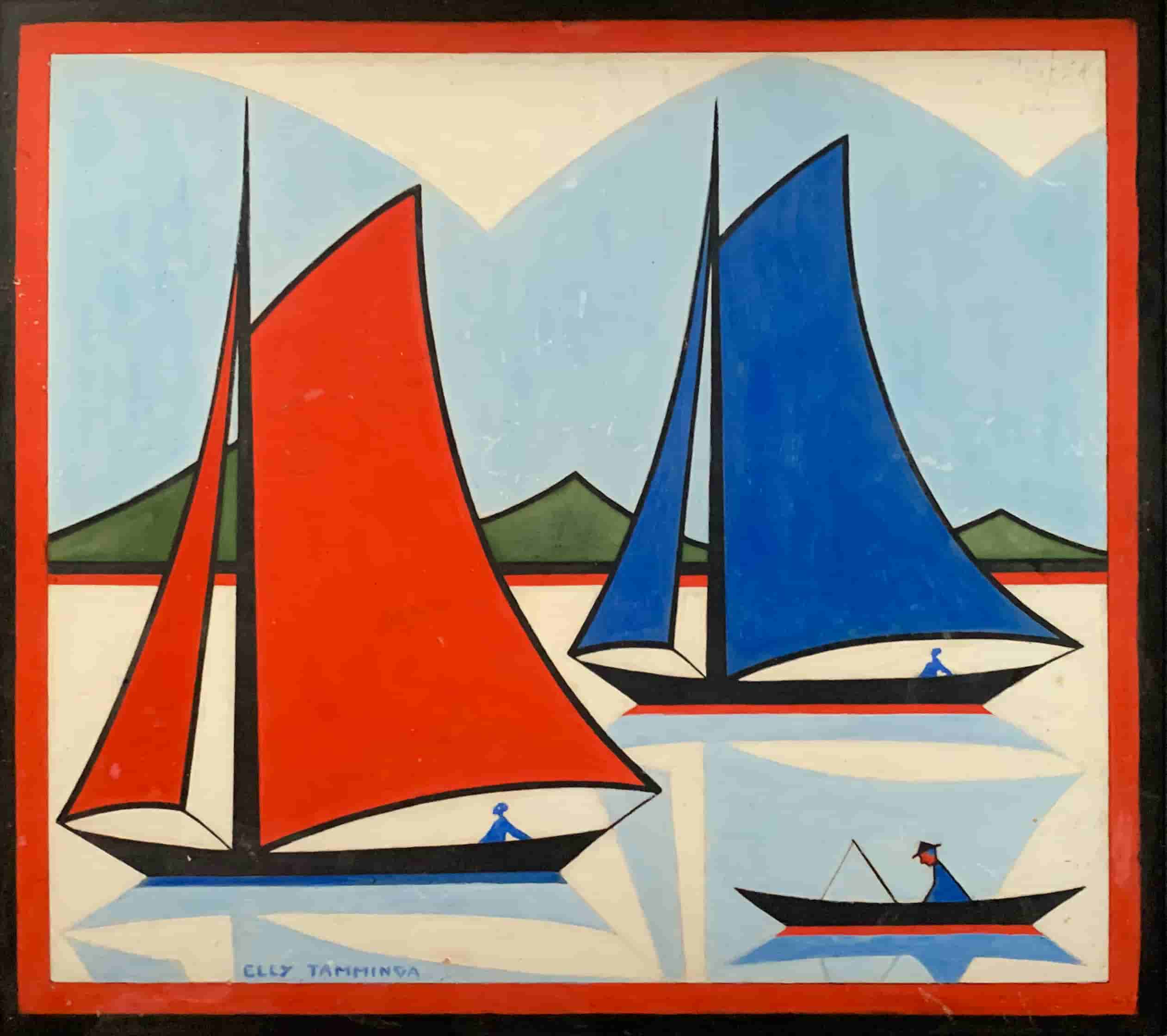 Elly Tamminga - Zeilboten (zonder lijst)