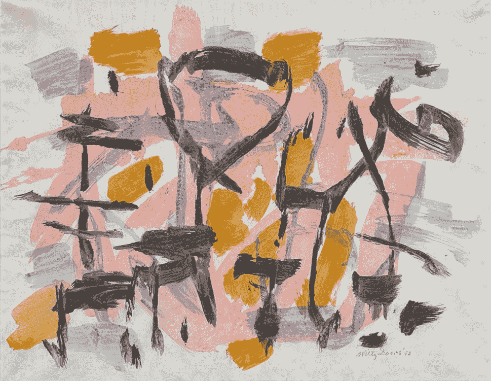 Willy Boers - Muzikale abstracte compositie