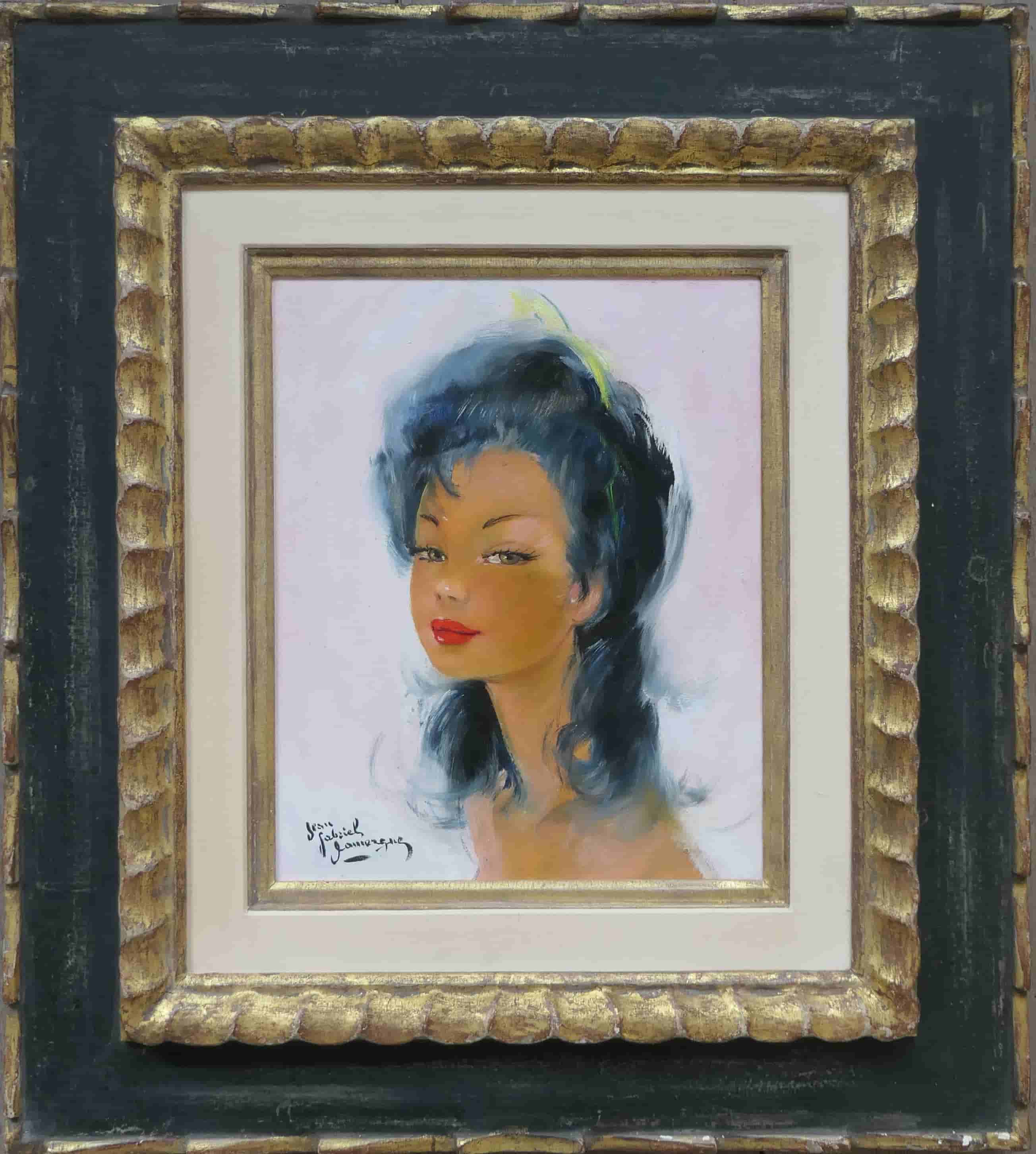 Jean-Gabriel Domergue - Julia (met lijst)