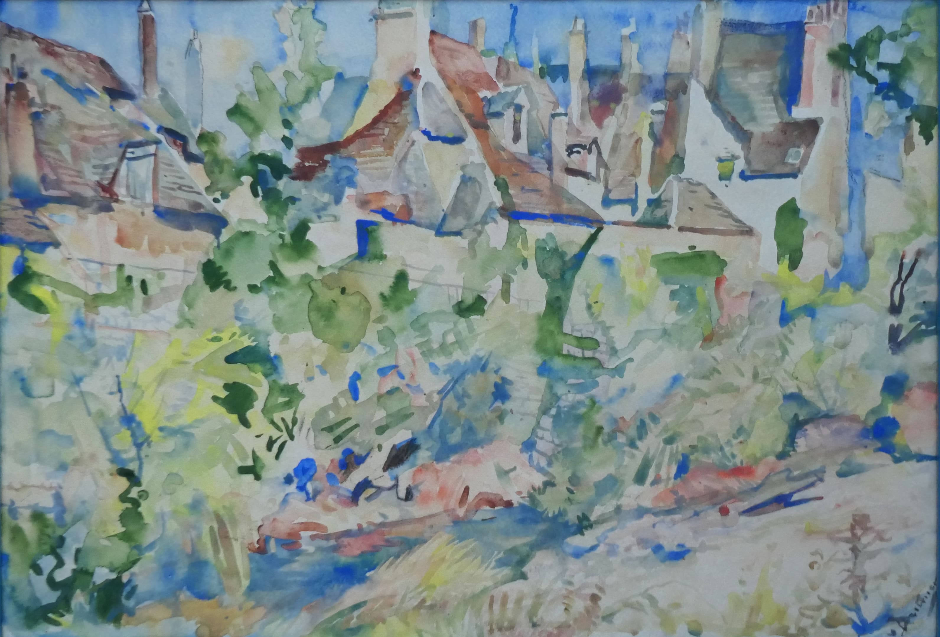 Dorpje in Frankrijk zonder lijst