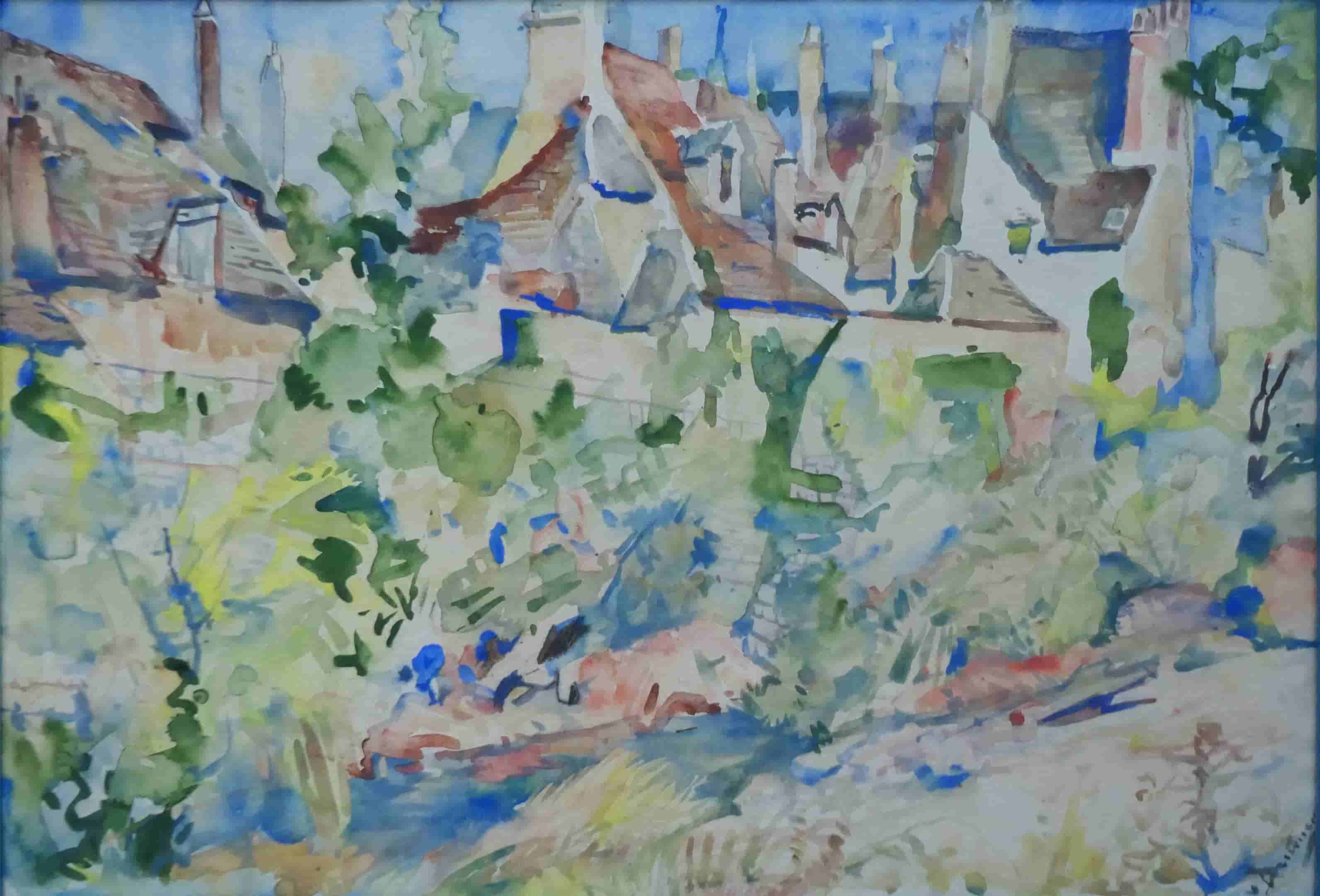 Erasmus Bernard von Dülmen-Krumpelman - Dorpje in Frankrijk