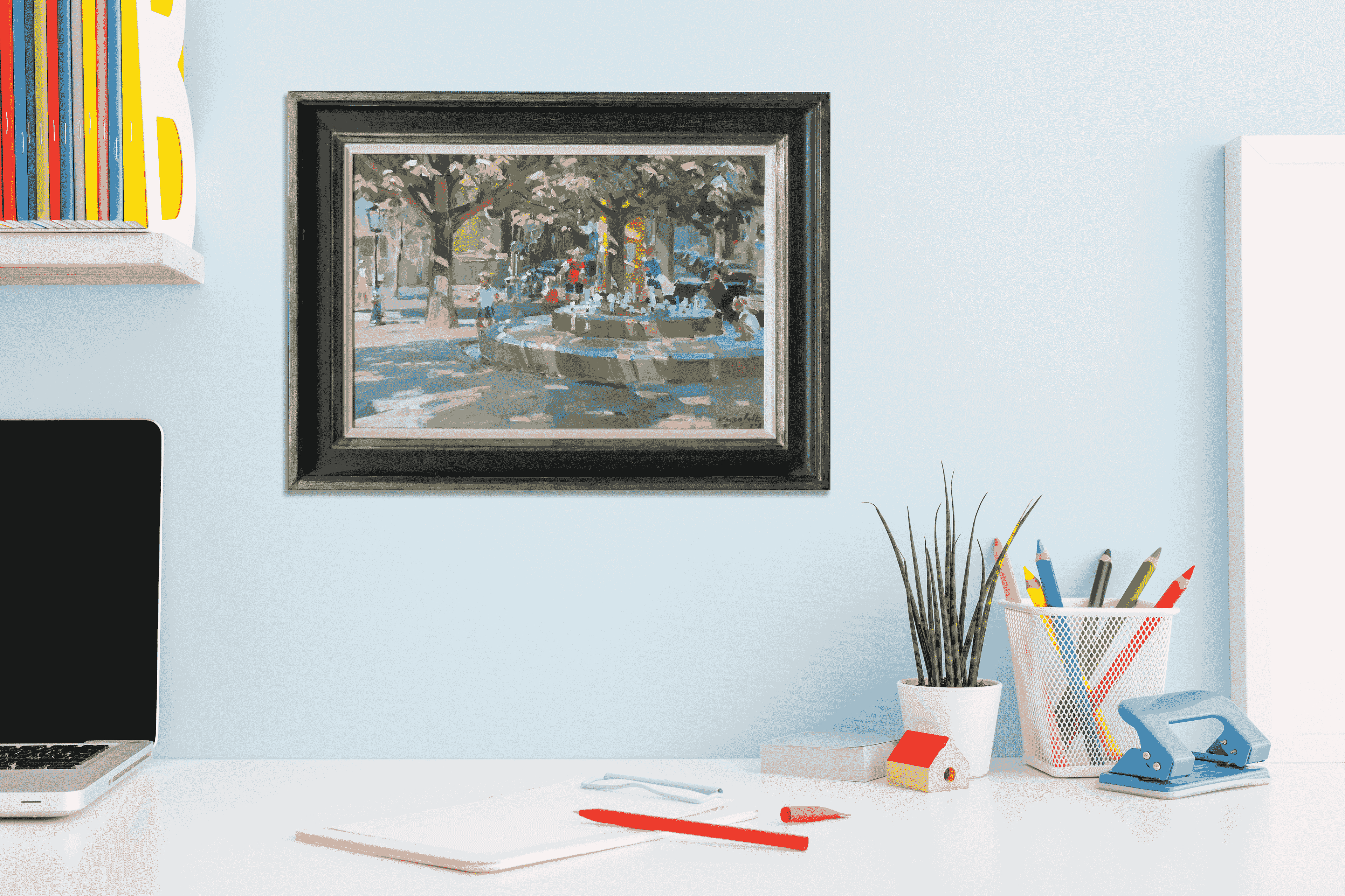 Hans Versfelt - Plein Howeweg in Amsterdam Watergraafsmeer (in interieur)