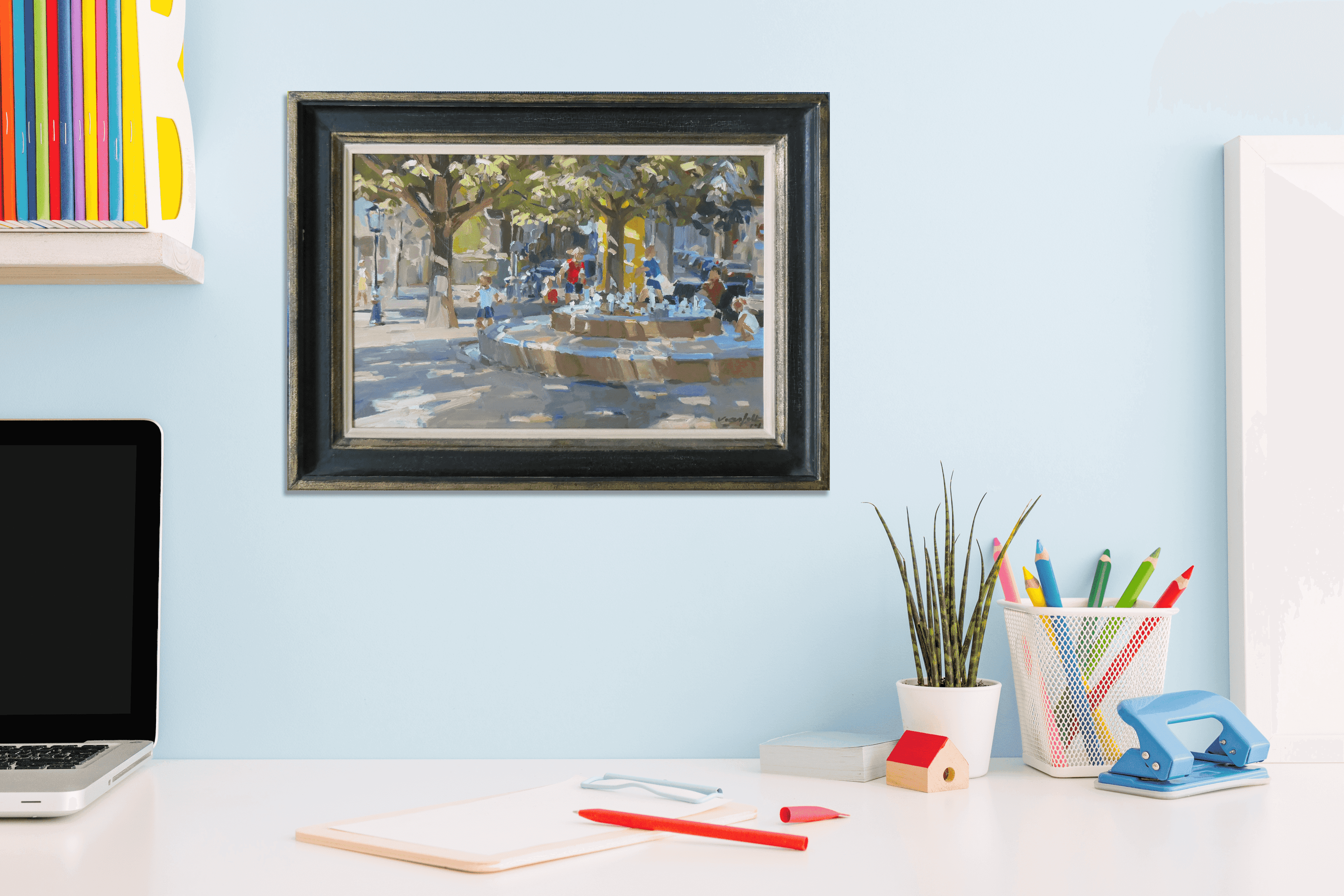 Hans Versfelt - Plein Howeweg in Amsterdam Watergraafsmeer (in interieur)