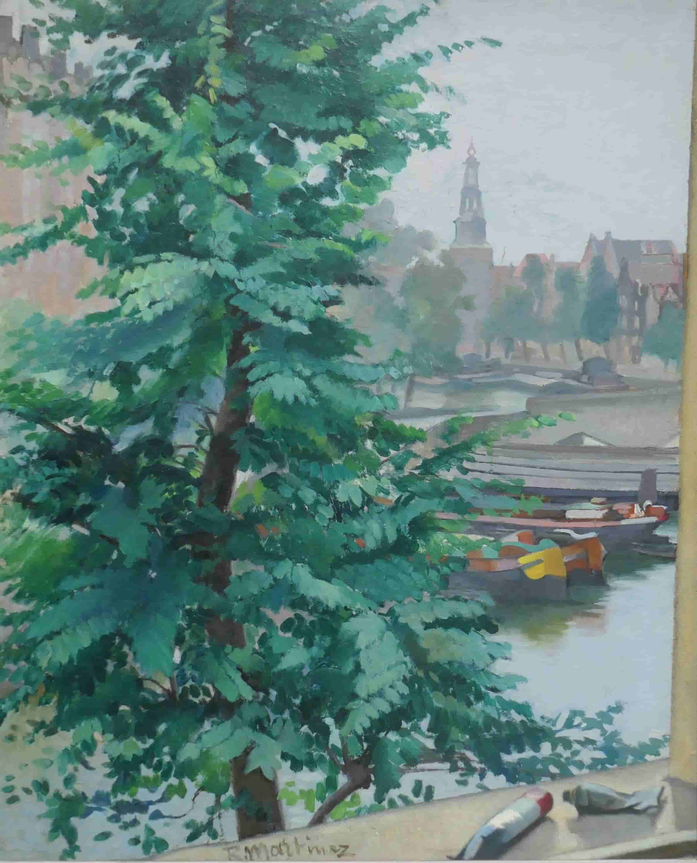 Raoul Martinez - Montelbaantoren te Amsterdam