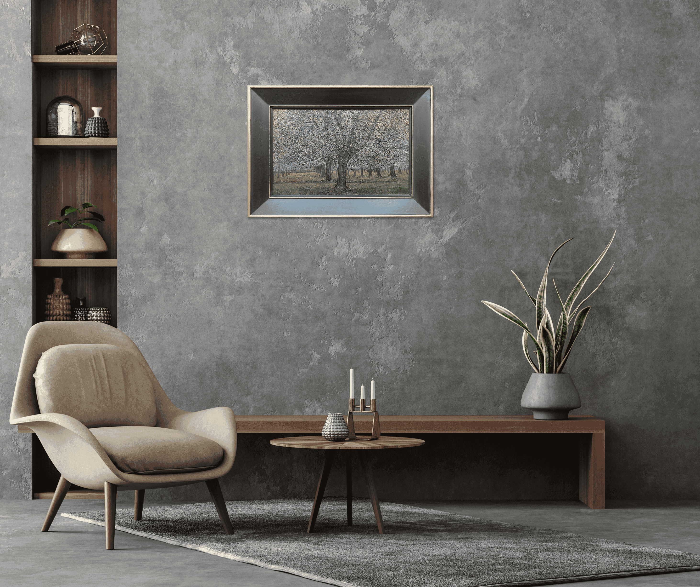 Jacob Nieweg - Bloesembomen (in interieur)