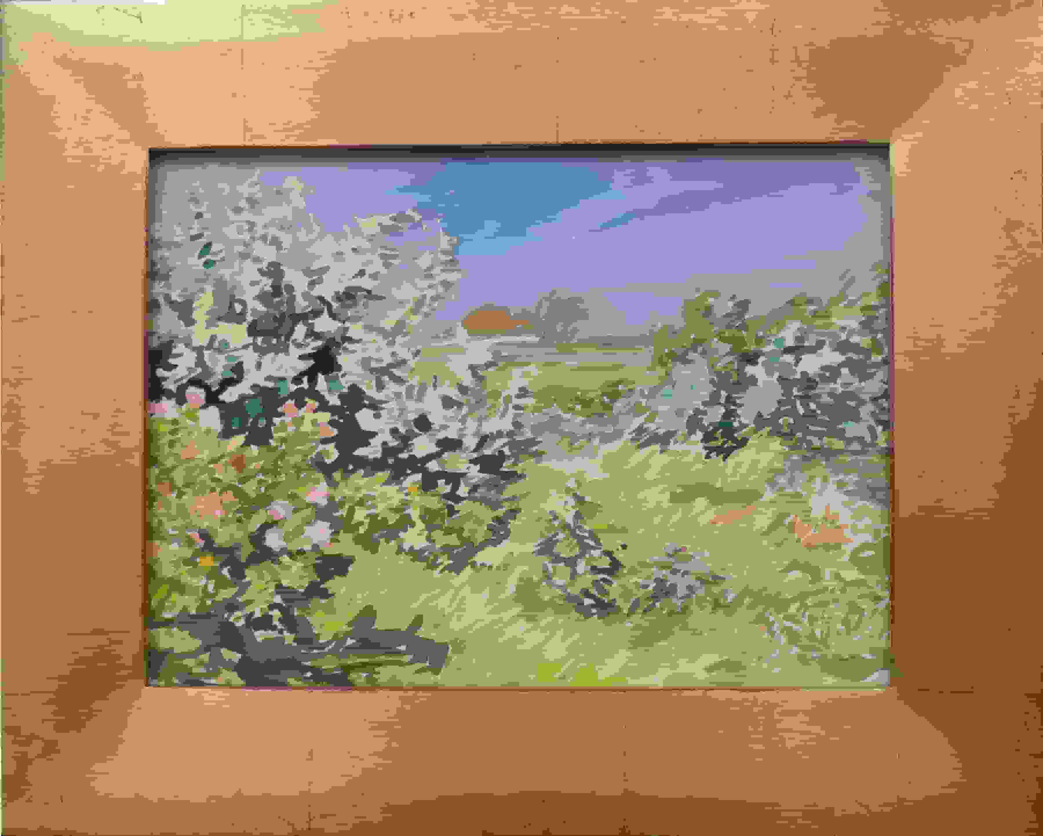 Ad Blok van der Velden - Hermanshoeve op Texel (met lijst)