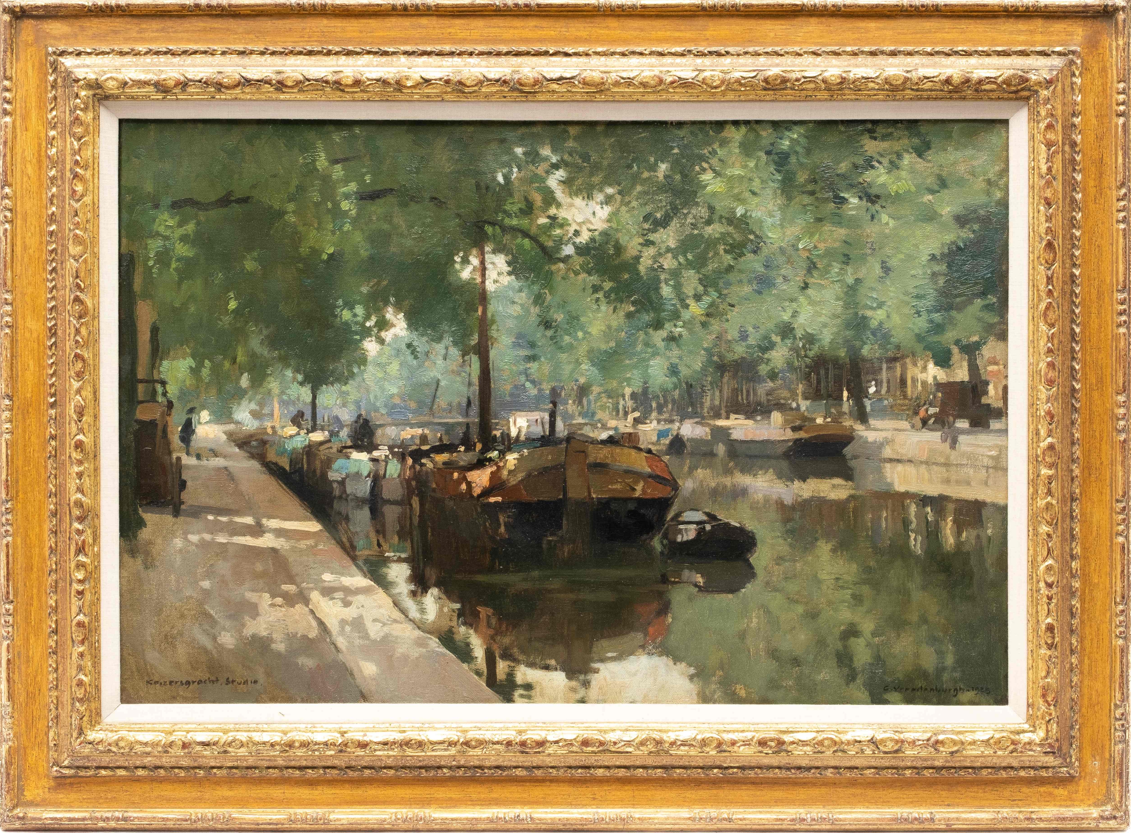 Keizersgracht te Amsterdam zonder lijst