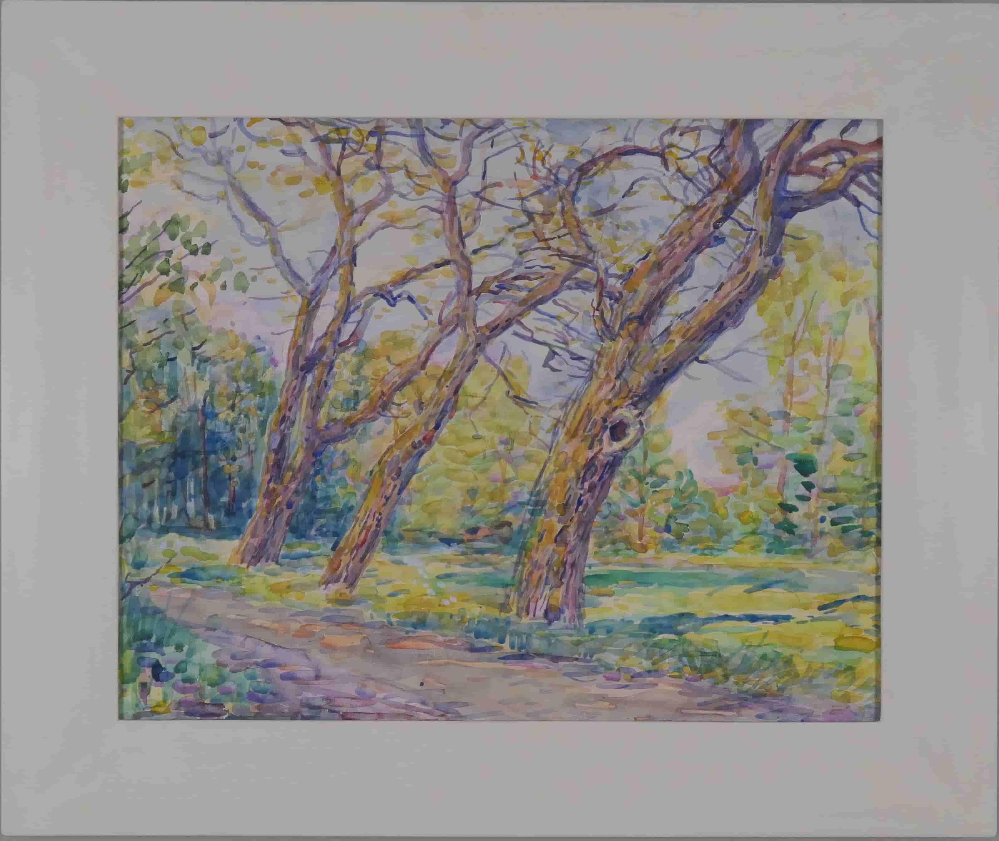 Johan Dijkstra - Herfst in Groningen (met lijst)