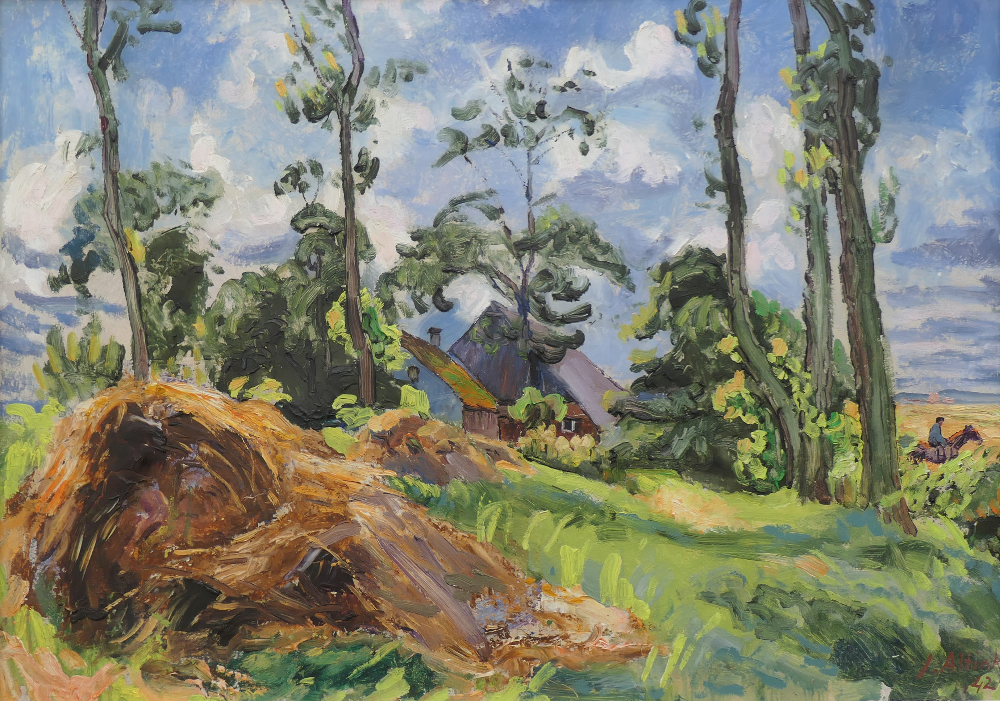 Blauwborgje zomer 1942 zonder lijst