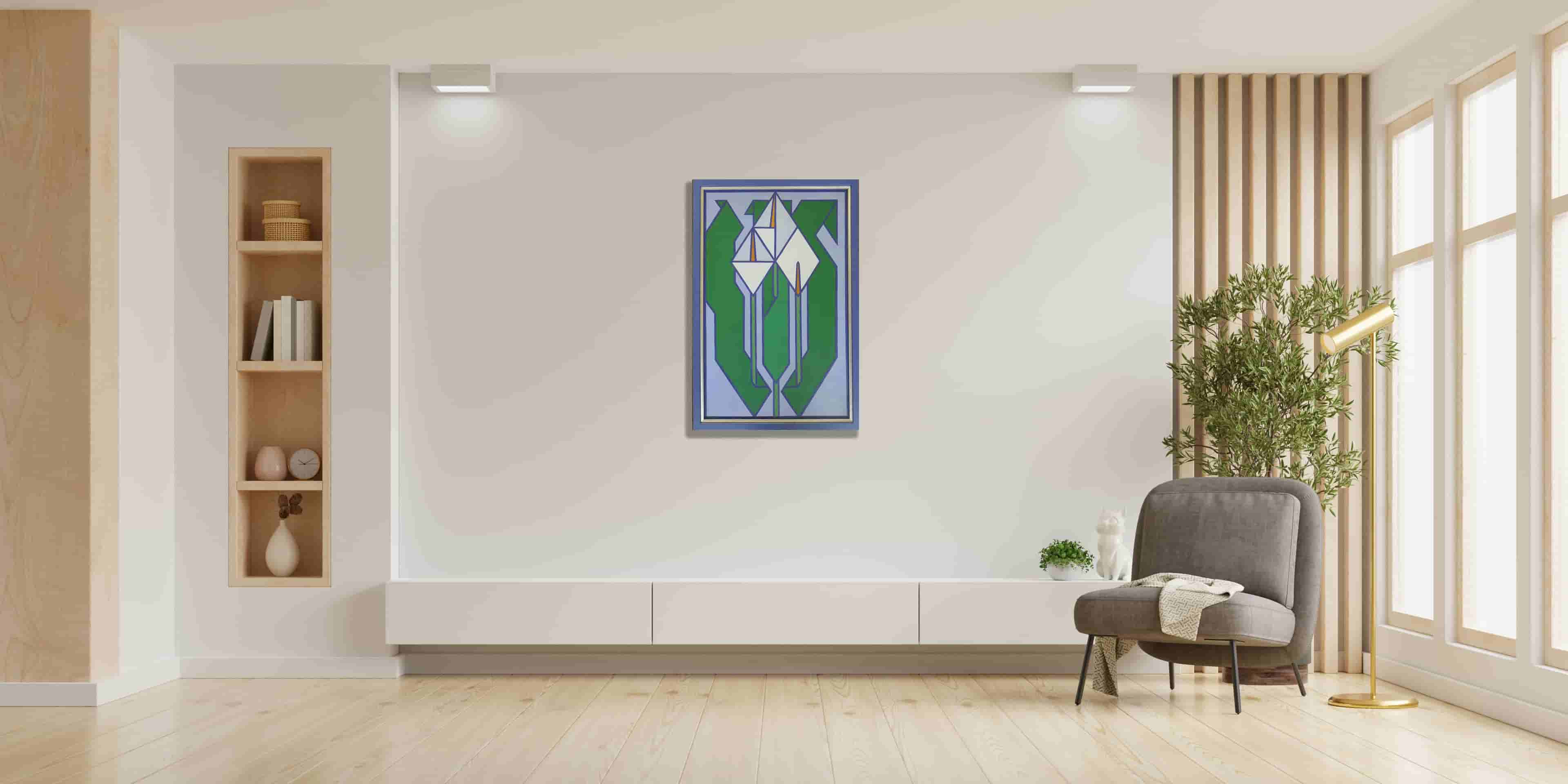 Louise (Lou) Loeber - Aronskelken (in interieur)