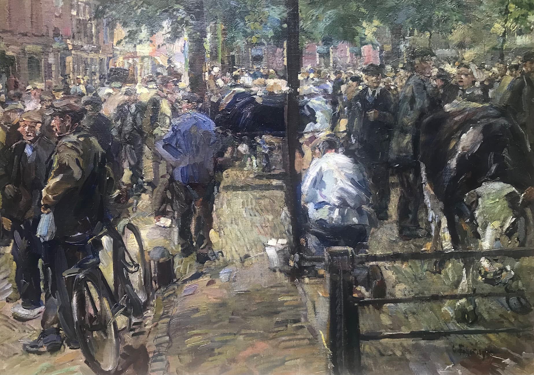 Beestenmarkt Delft zonder lijst