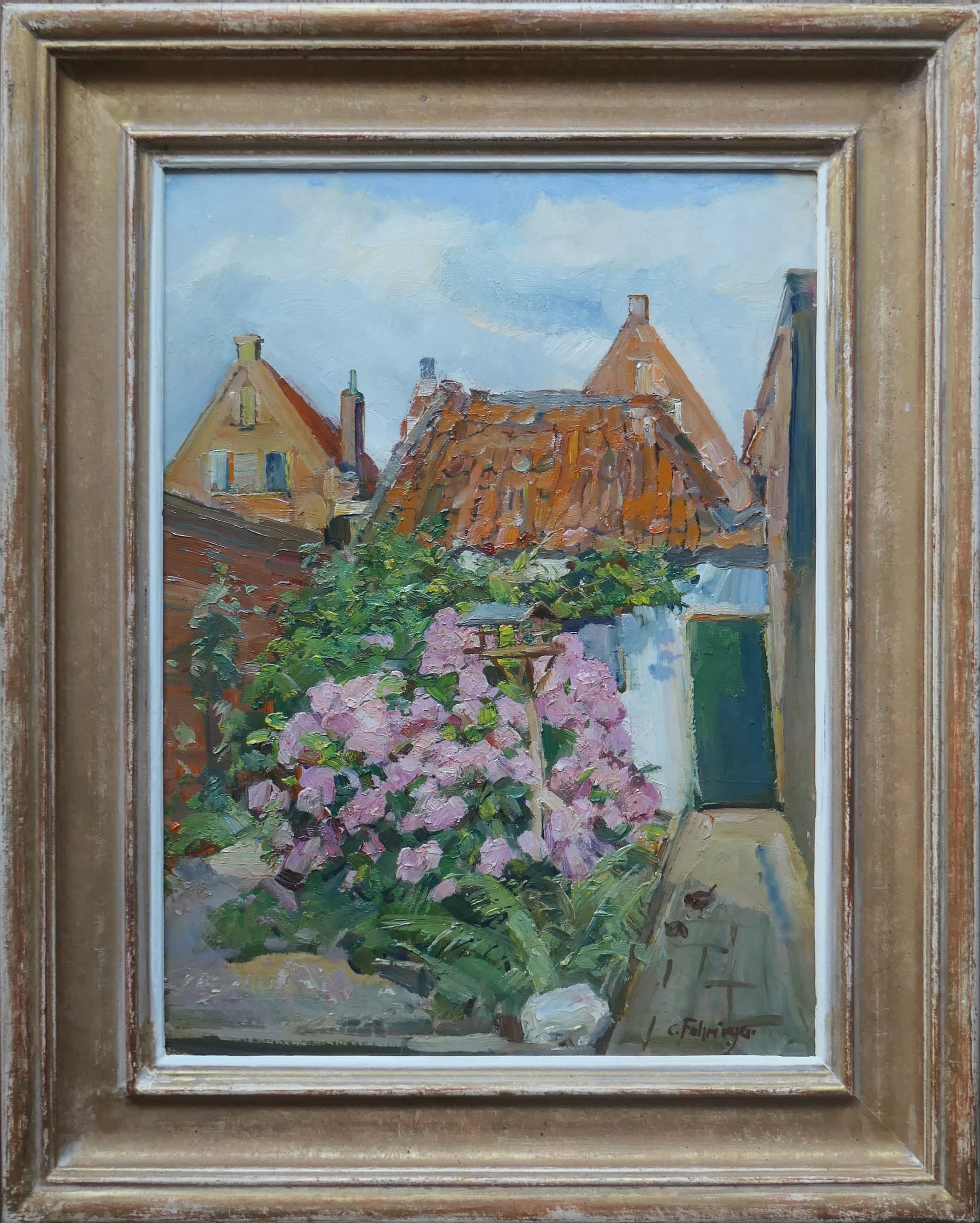 Tuin met hortensia in Hoorn zonder lijst