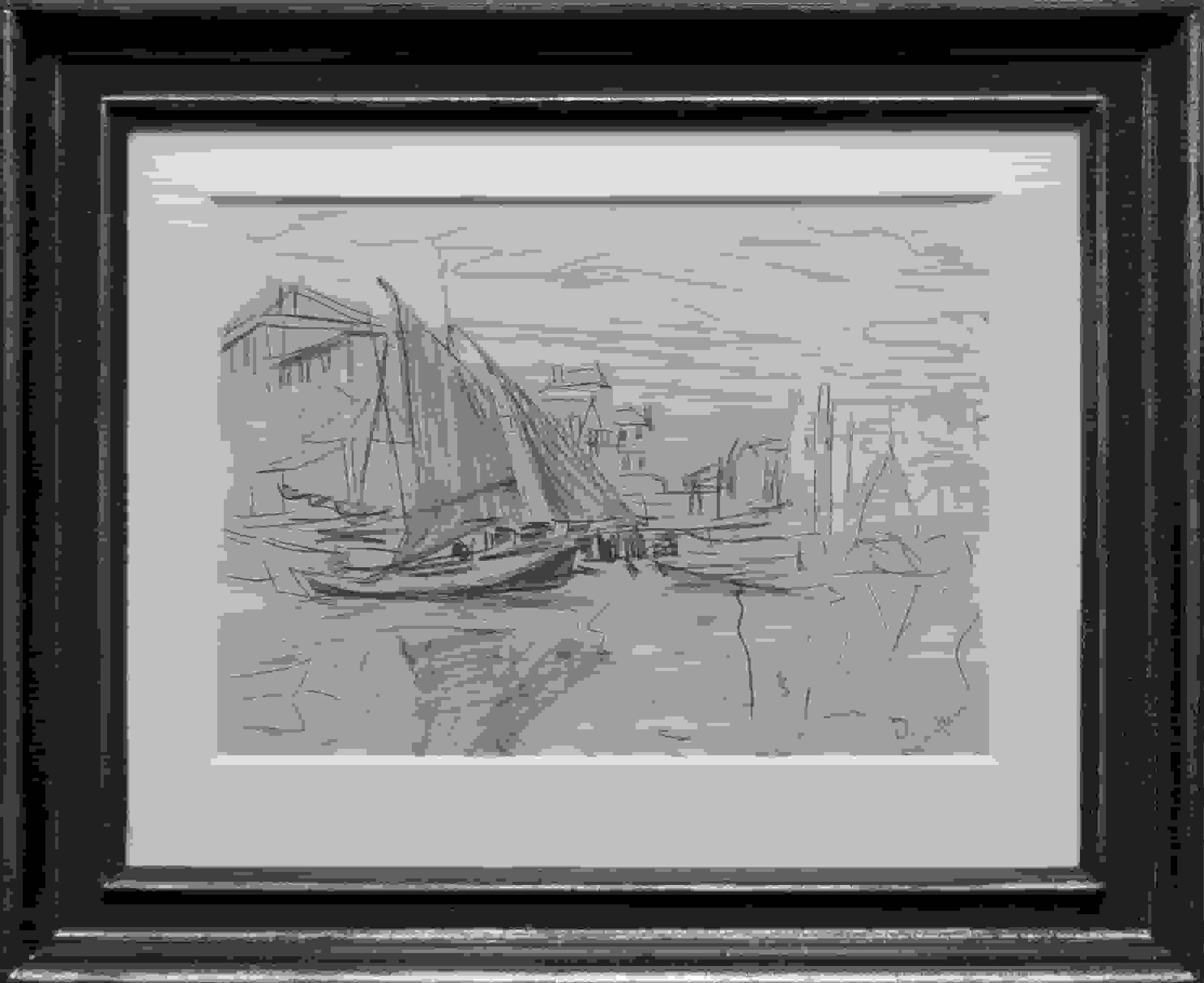 Kees van Dongen - Honfleur (met lijst)