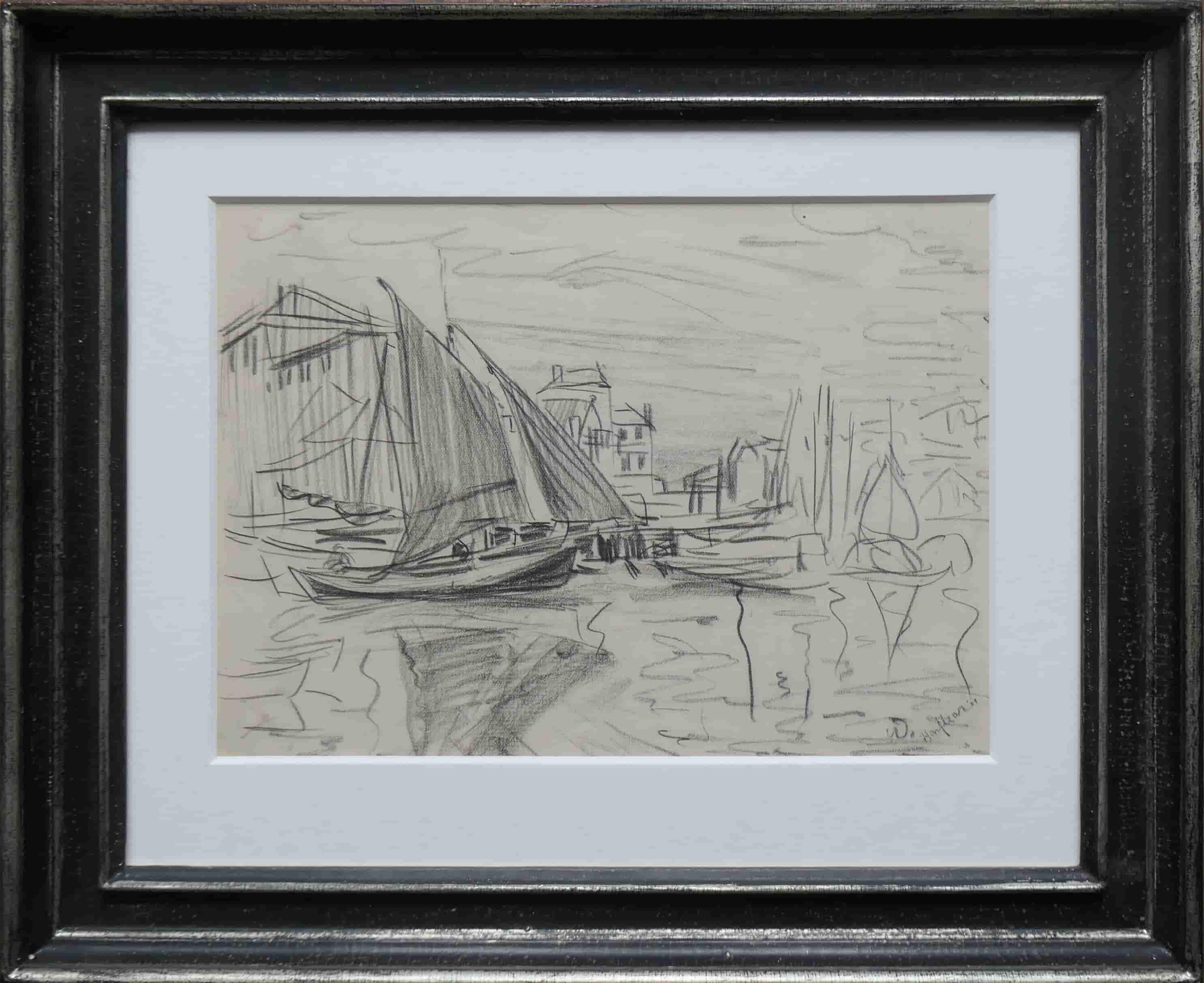 Kees van Dongen - Honfleur (met lijst)