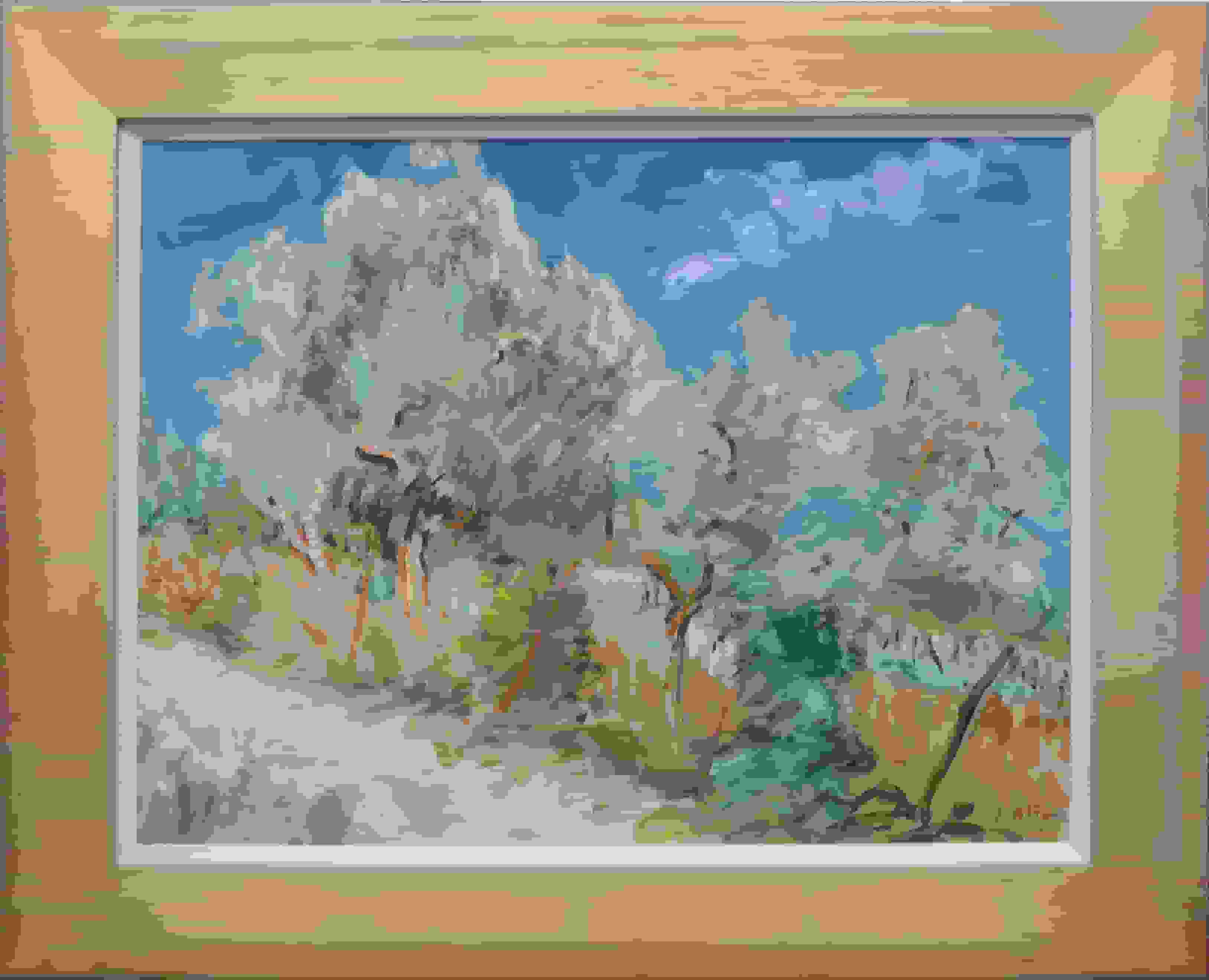 Jan Altink - Olijfbomen (met lijst)