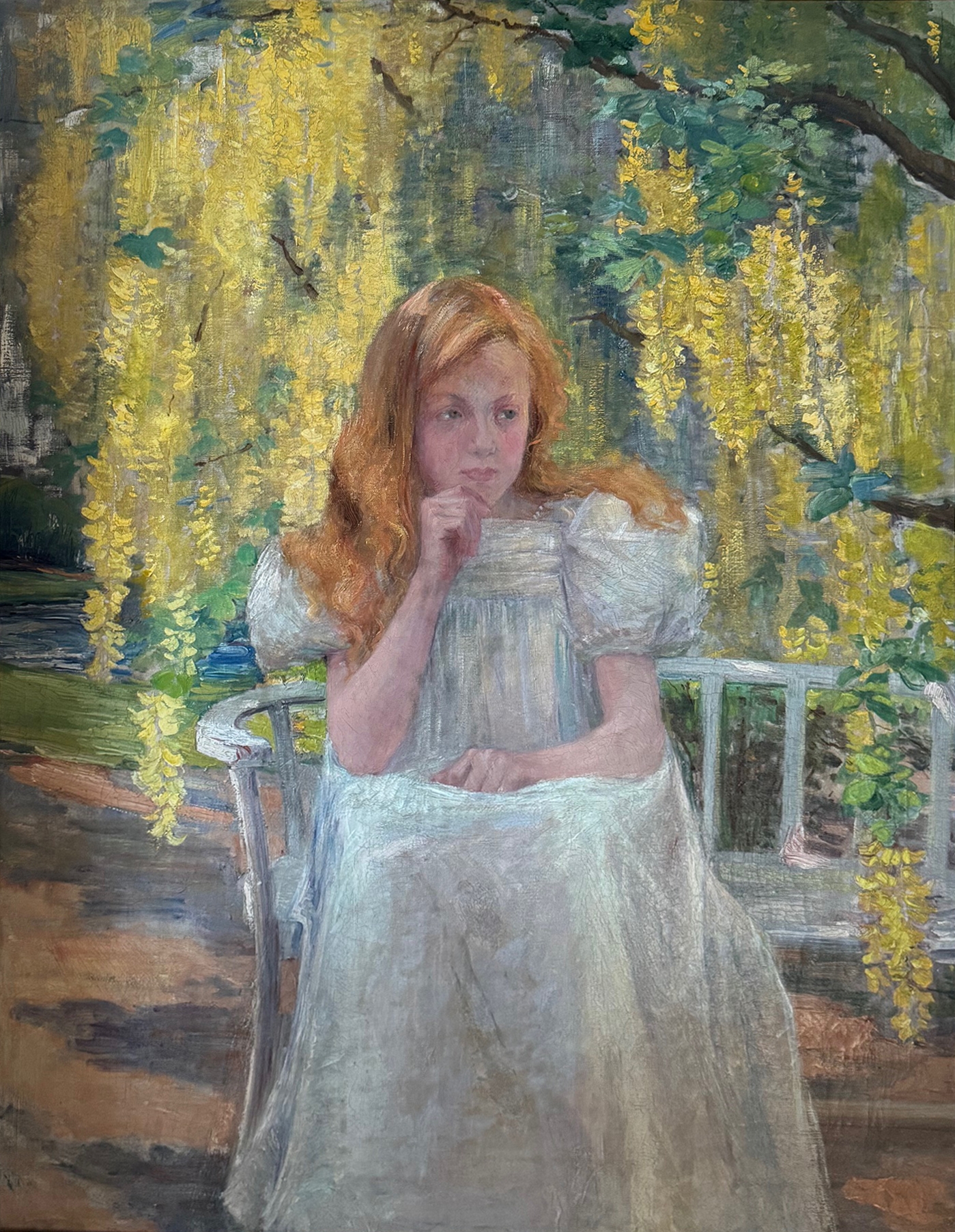 Meisjesportret zonder lijst