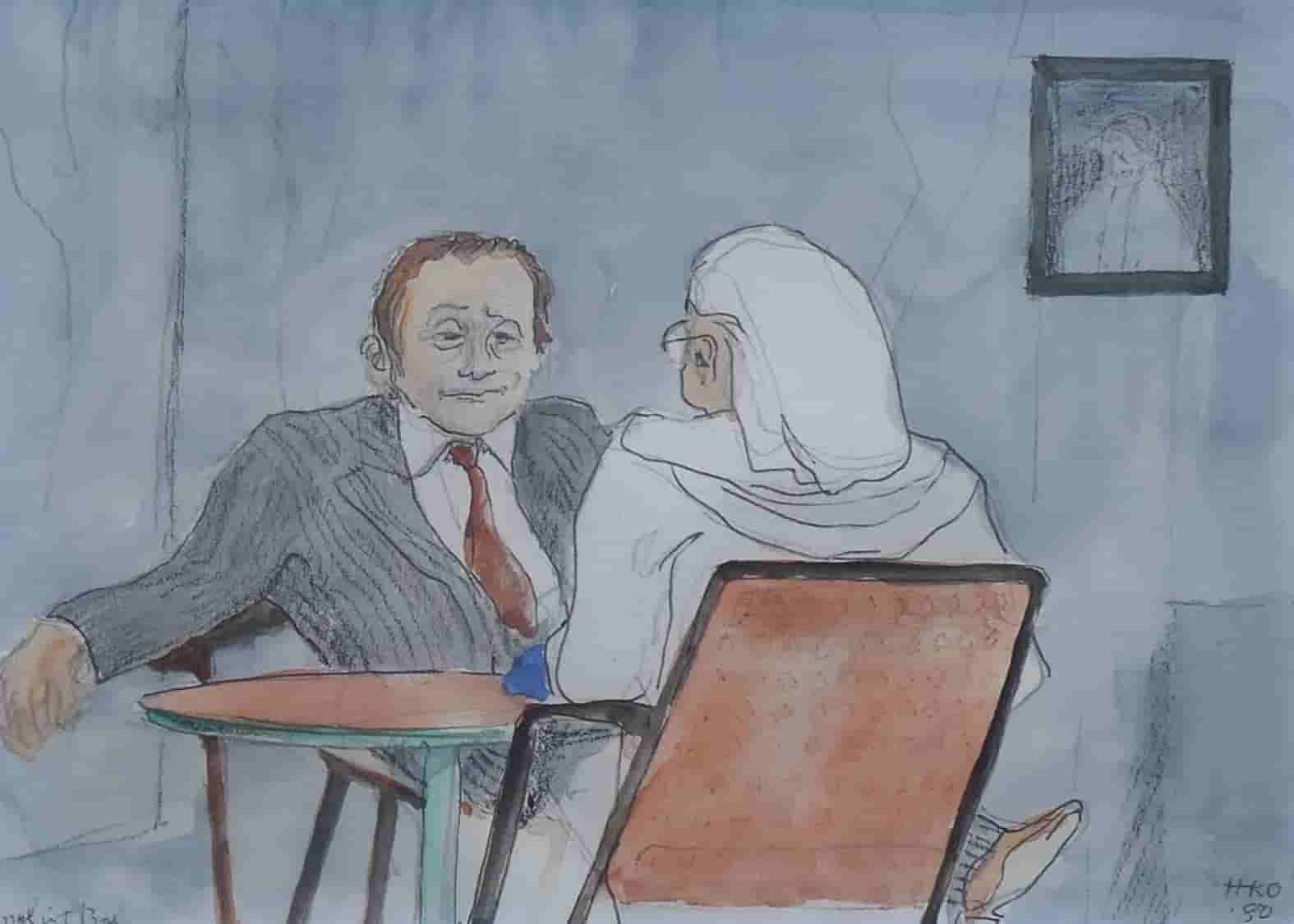 Harm Kamerlingh-Onnes - Conversatie (zonder lijst)