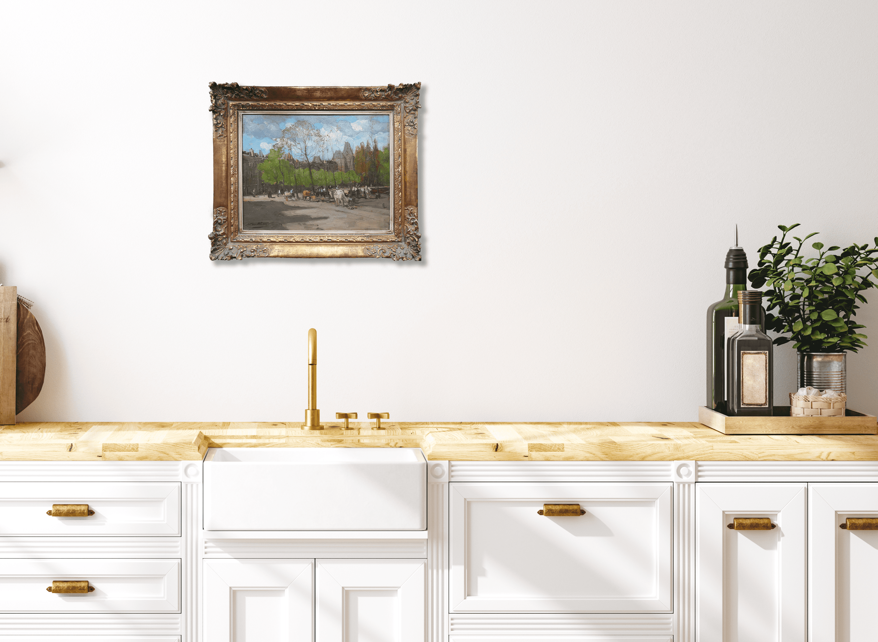 Stadhouderskade met Rijksmuseum zonder lijst