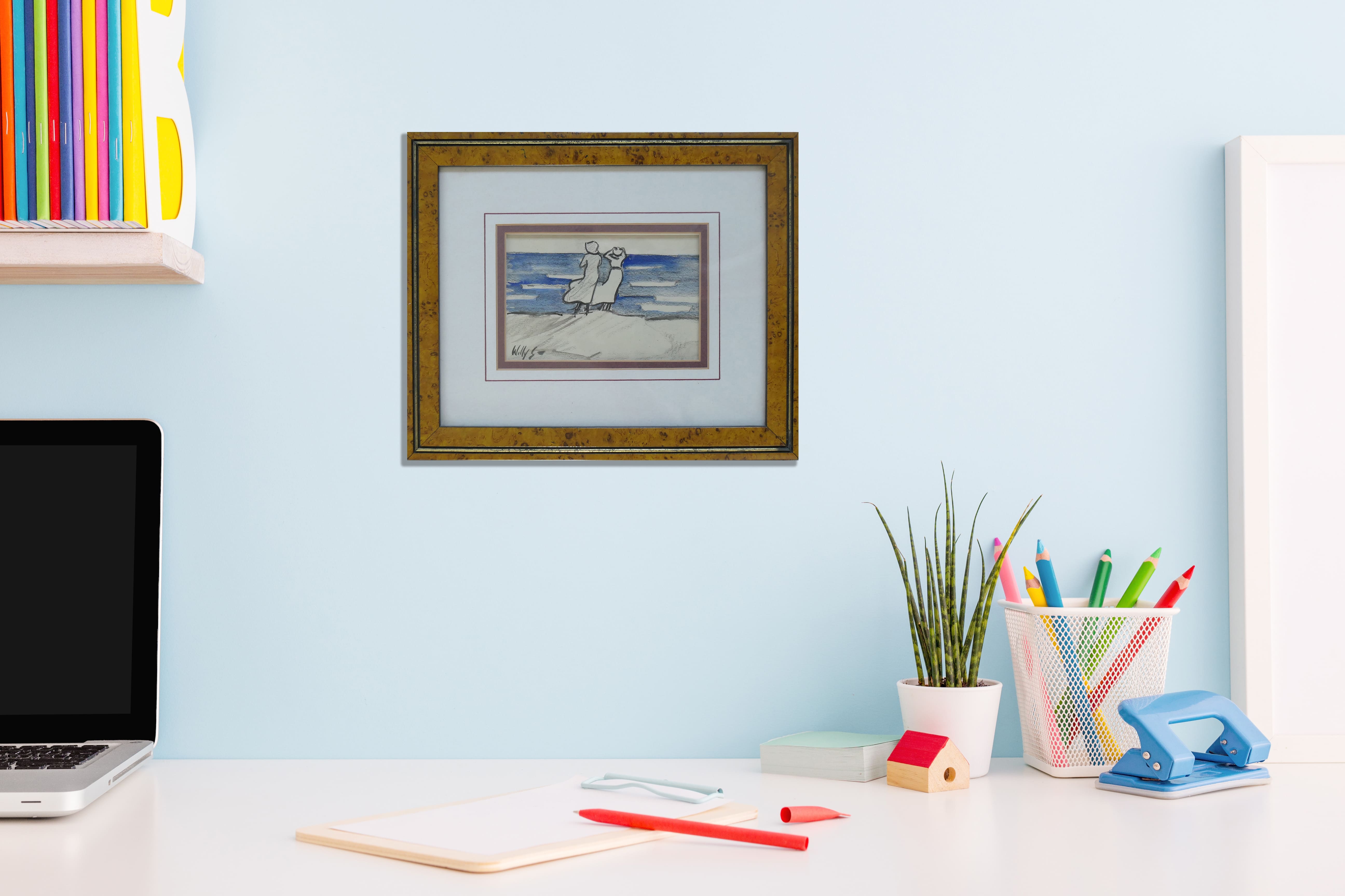 Uitwaaien aan het strand zonder lijst