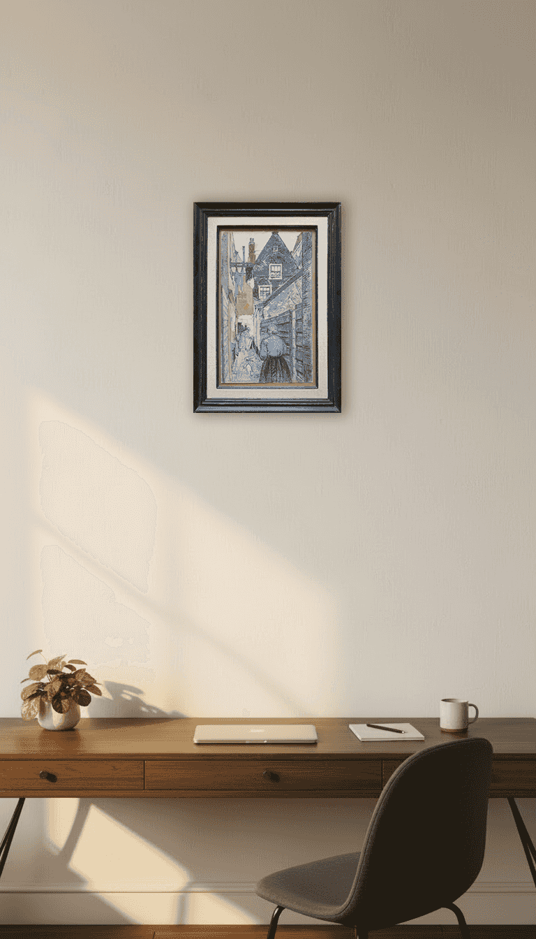 Erasmus Bernard von Dülmen-Krumpelman - Steegje in de Jordaan (in interieur)