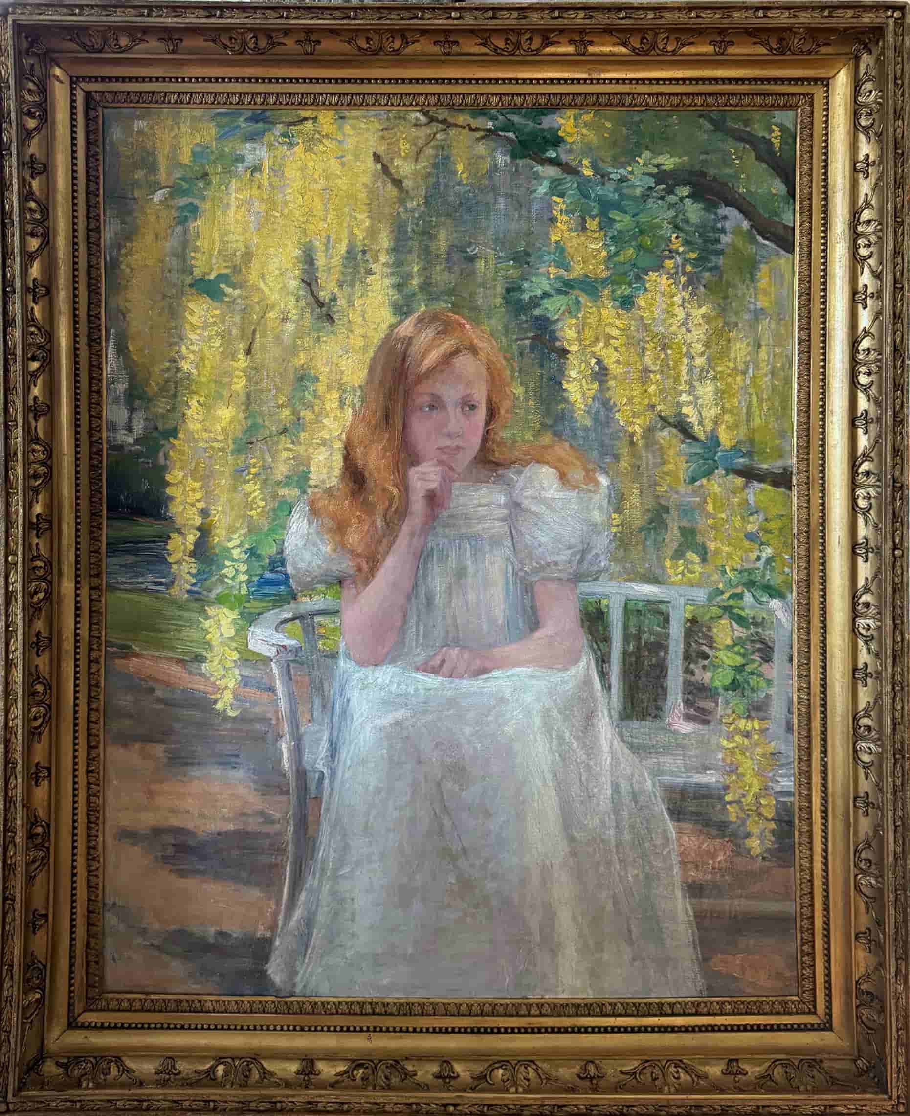 Jo Koster - Meisjesportret (met lijst)