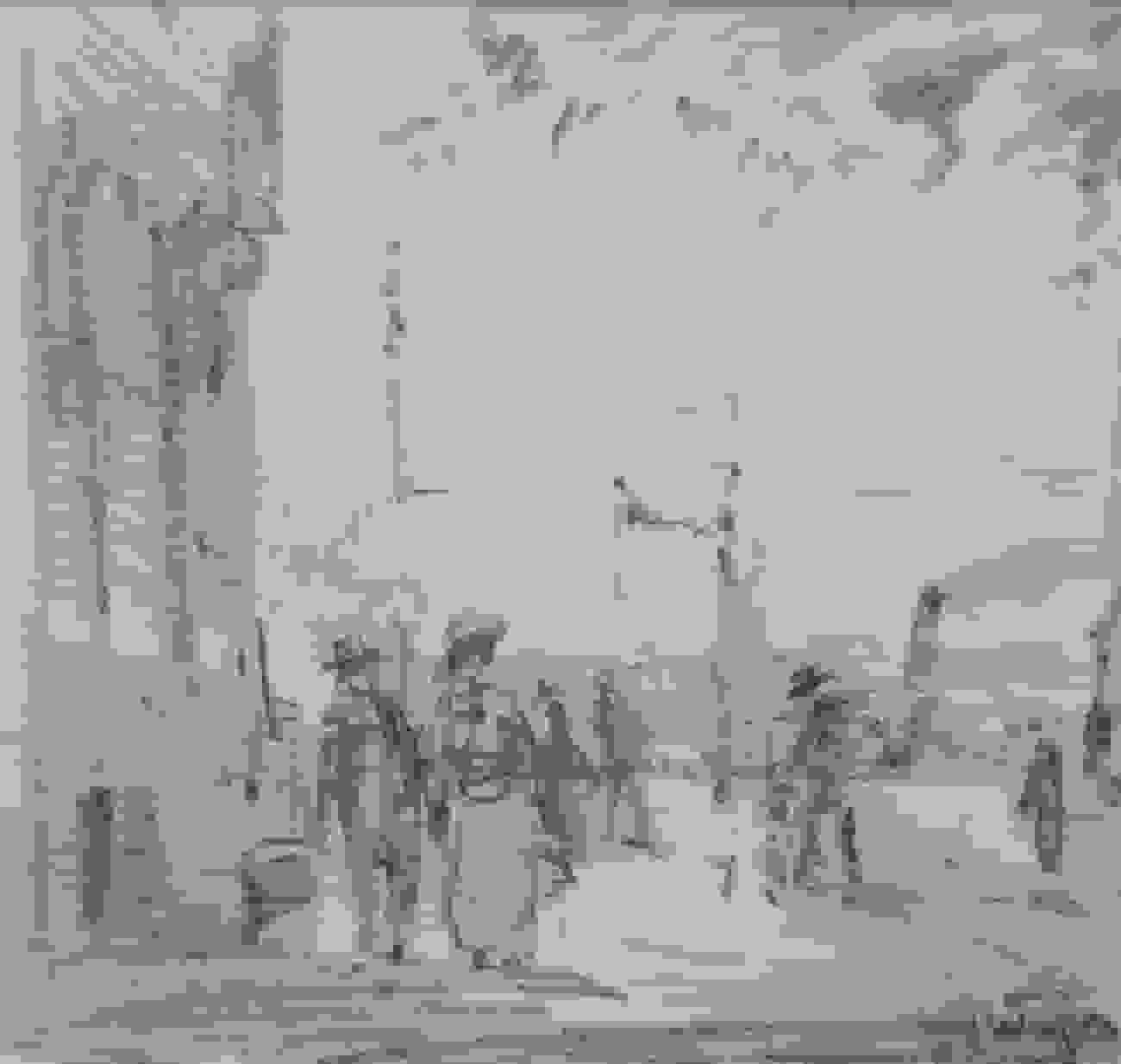 Echtpaar bij Maaskade te Rotterdam