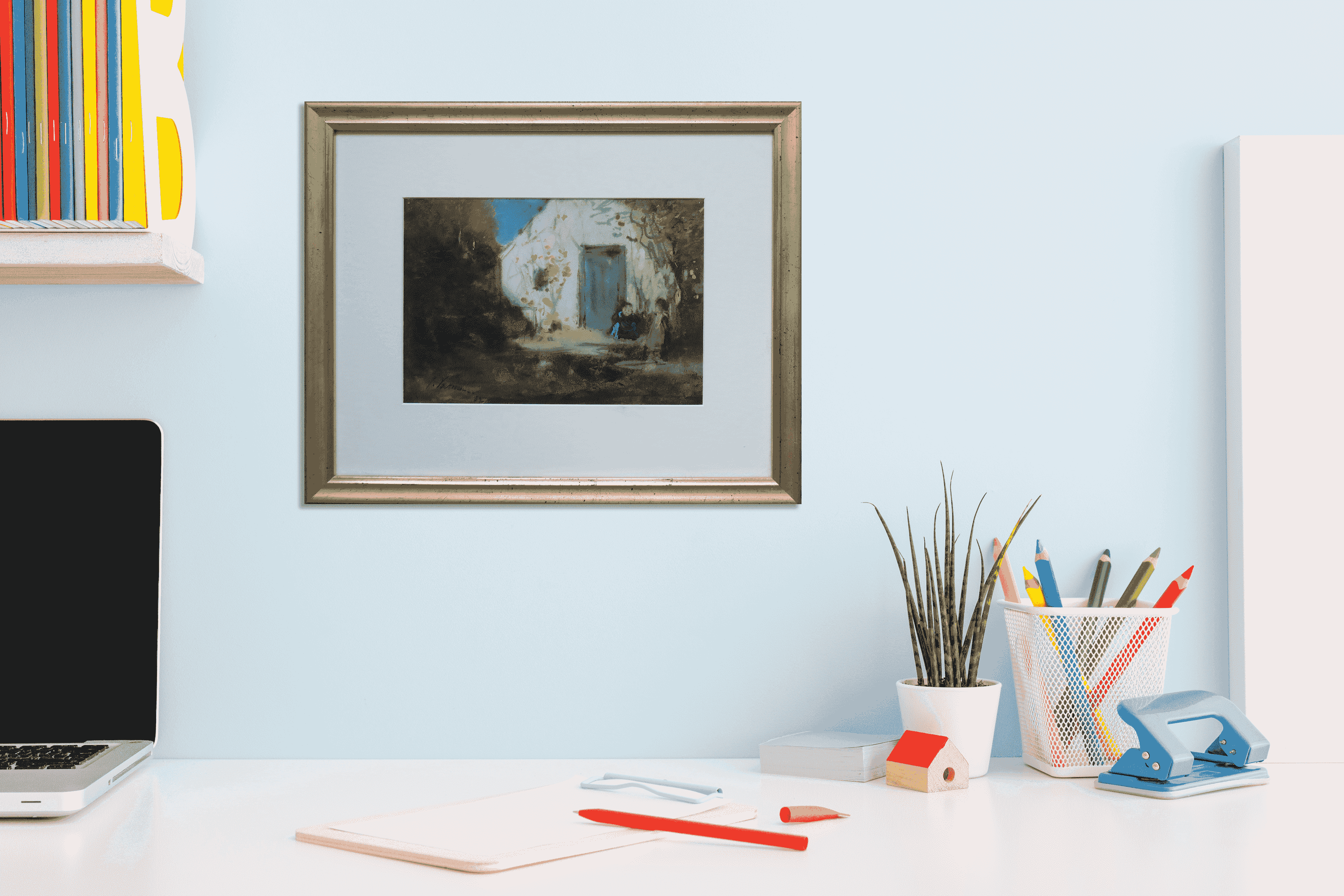 Jan Voerman sr - Eper huisje (in interieur)