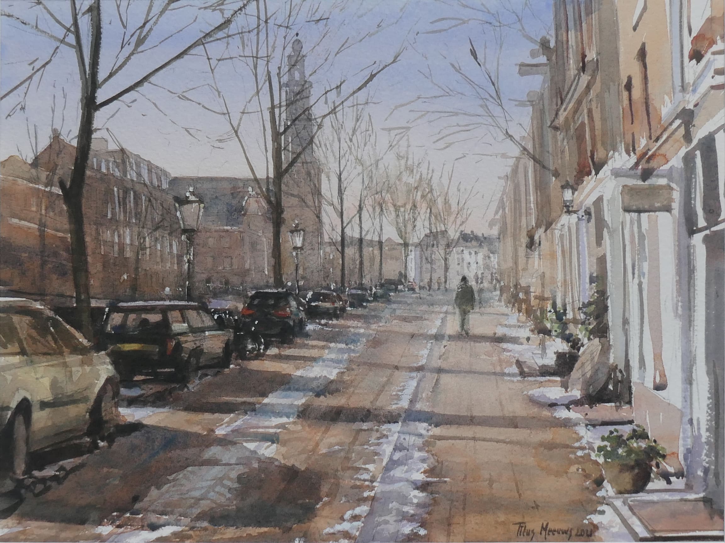 Prinsengracht, Amsterdam zonder lijst