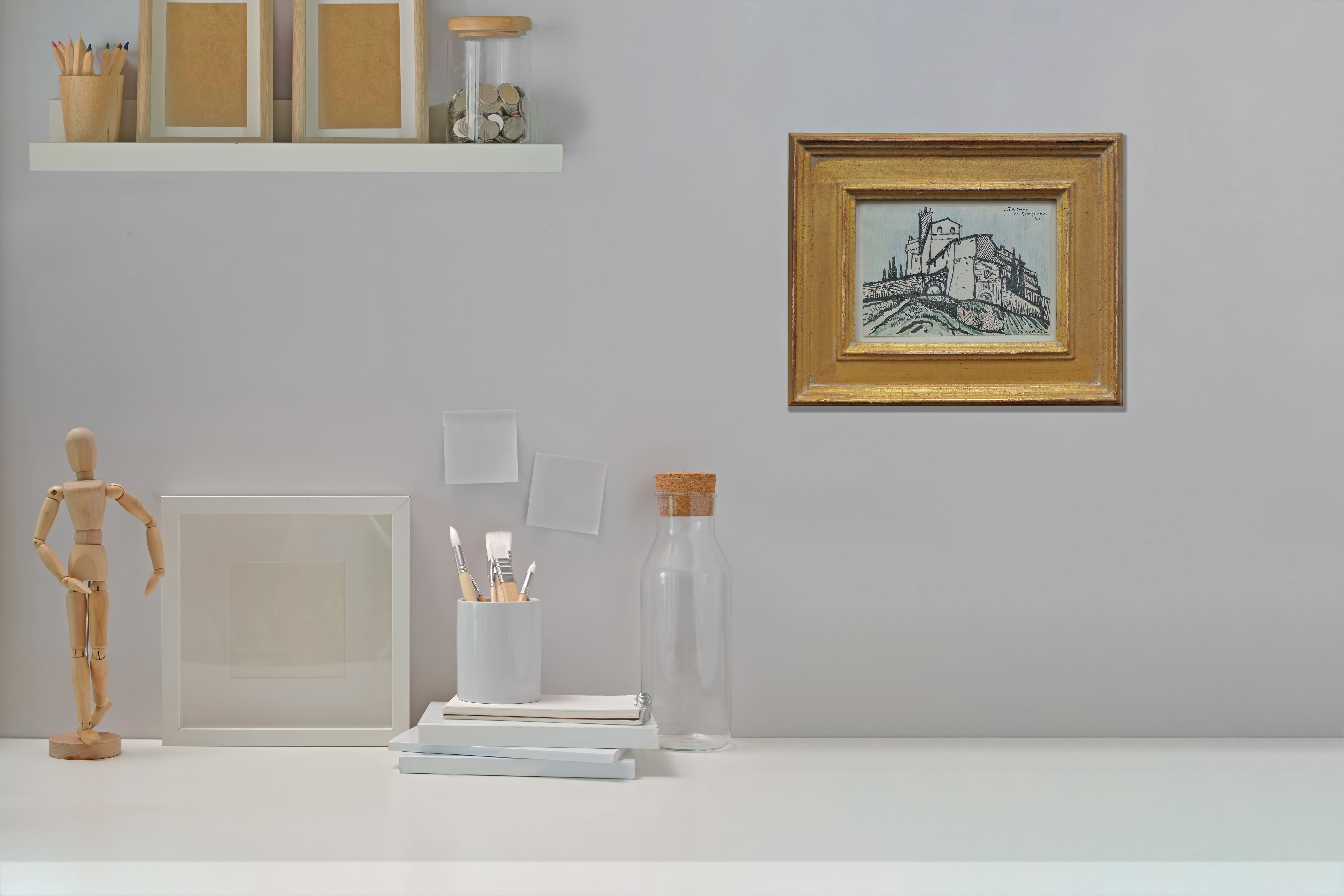 San Gimignano in Italië zonder lijst