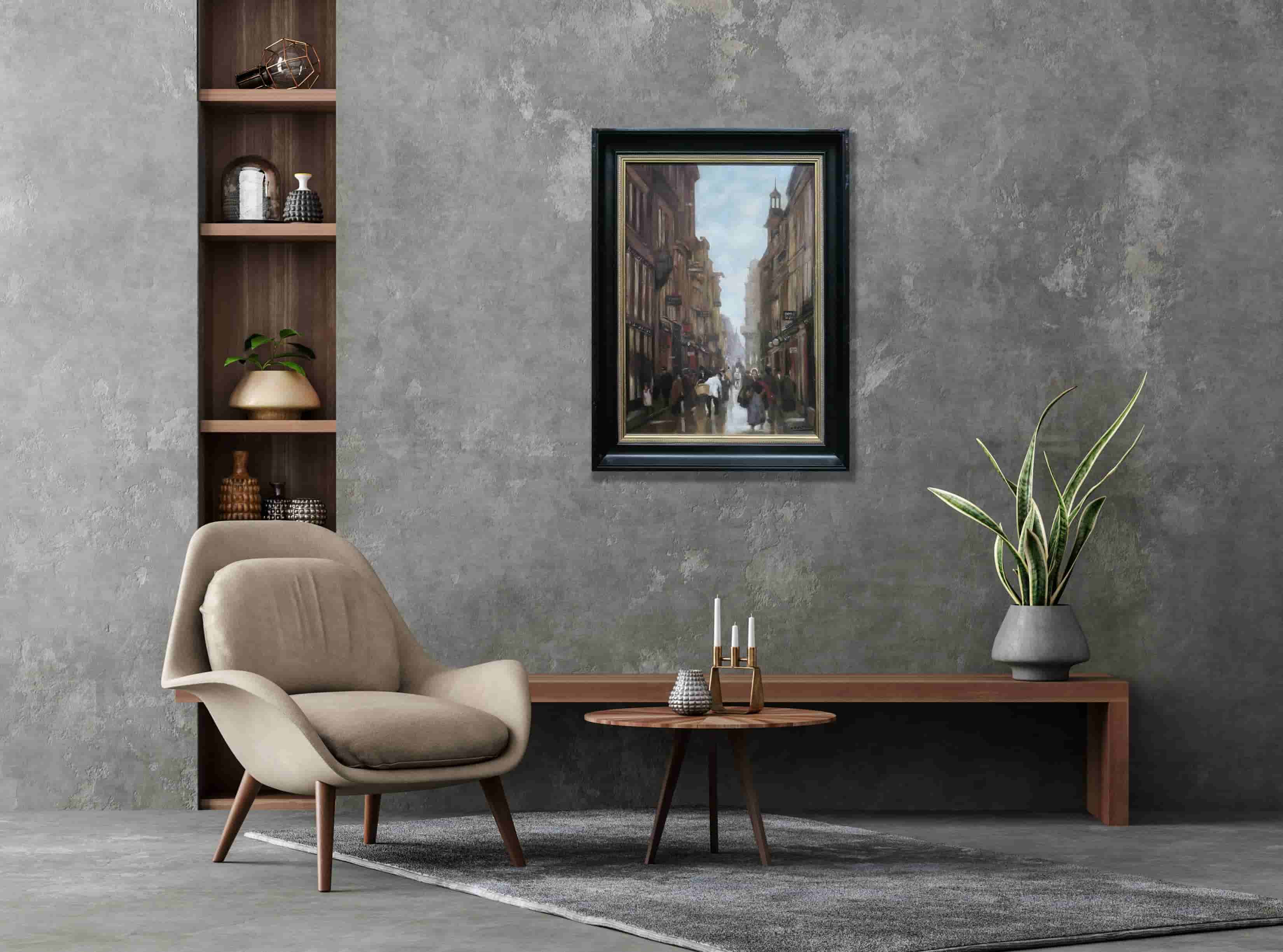 Cor Noltee - Winkelstraat Den Haag (in interieur)