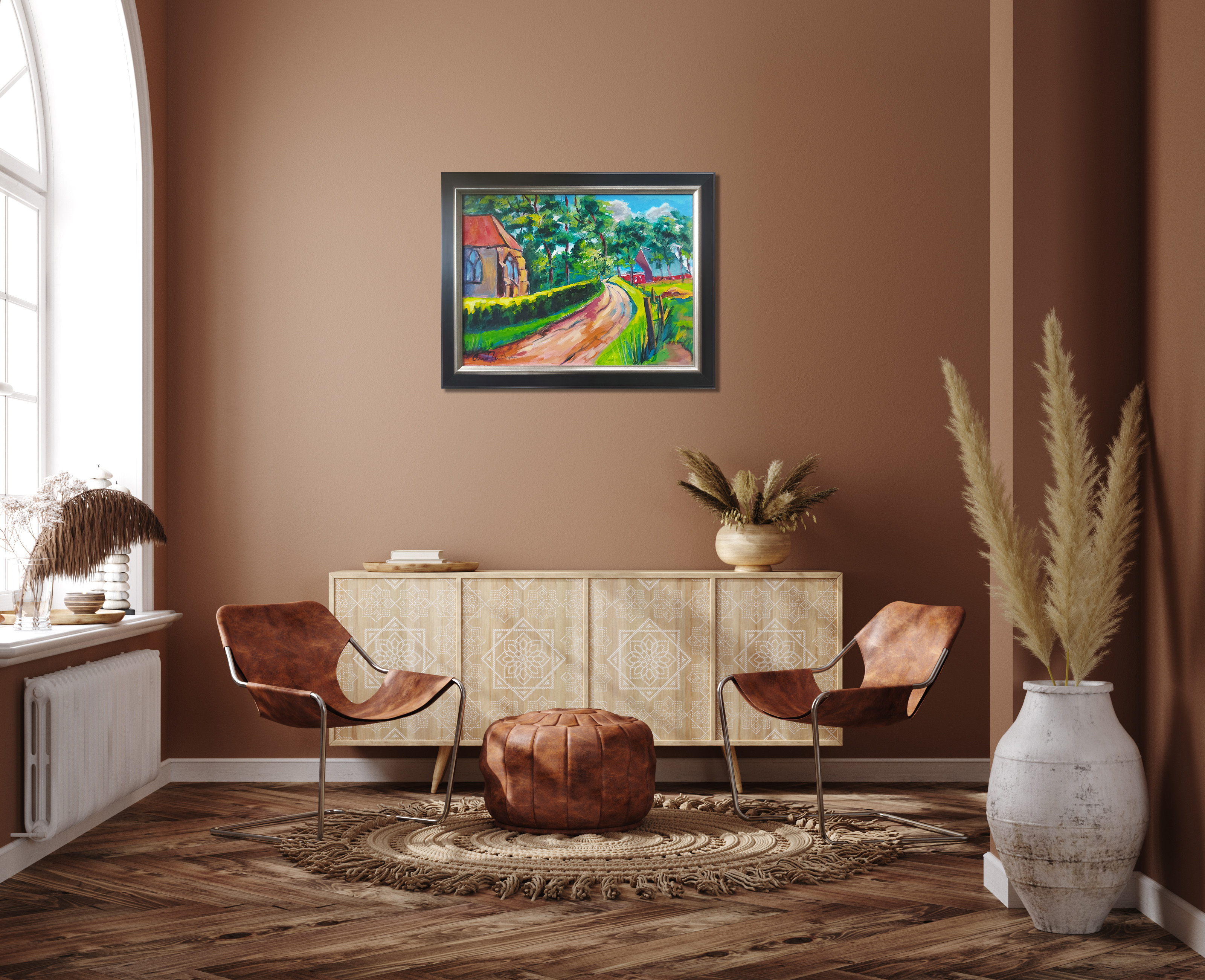 Fransum zonder lijst