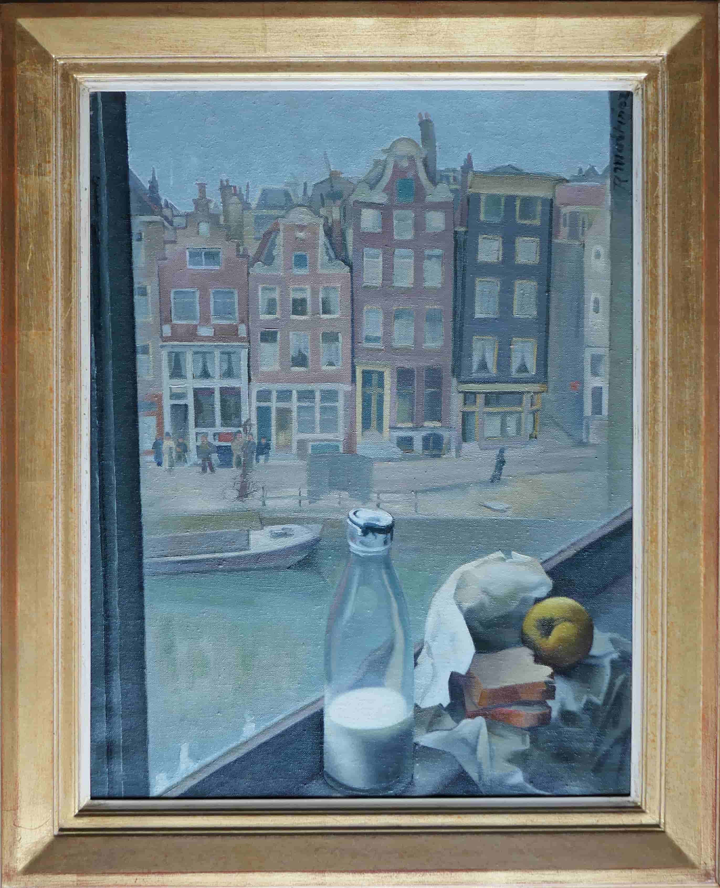 Raoul Martinez - Oudezijds Voorburgwal Amsterdam (met lijst)