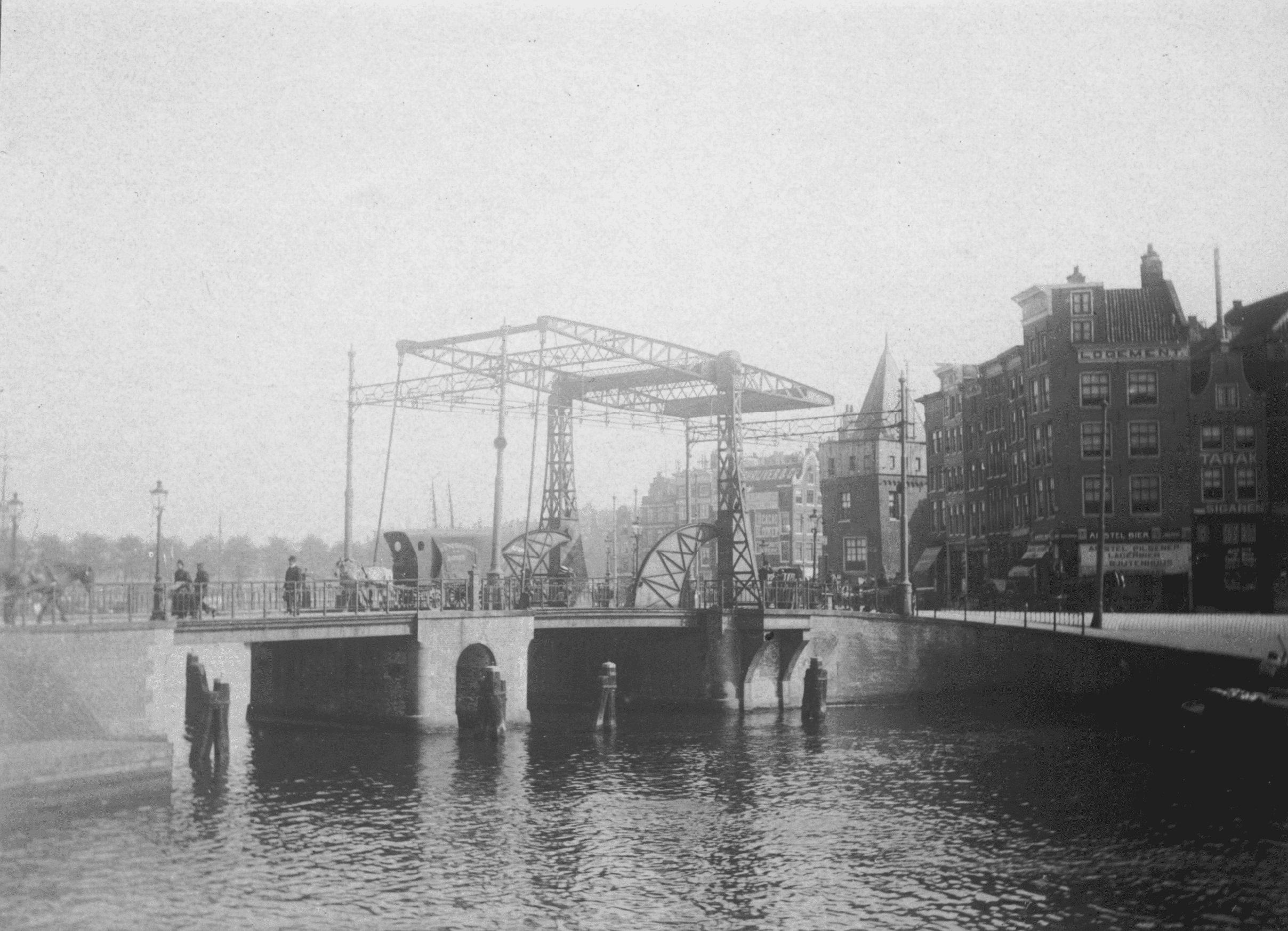 Open havenfront Amsterdam zonder lijst