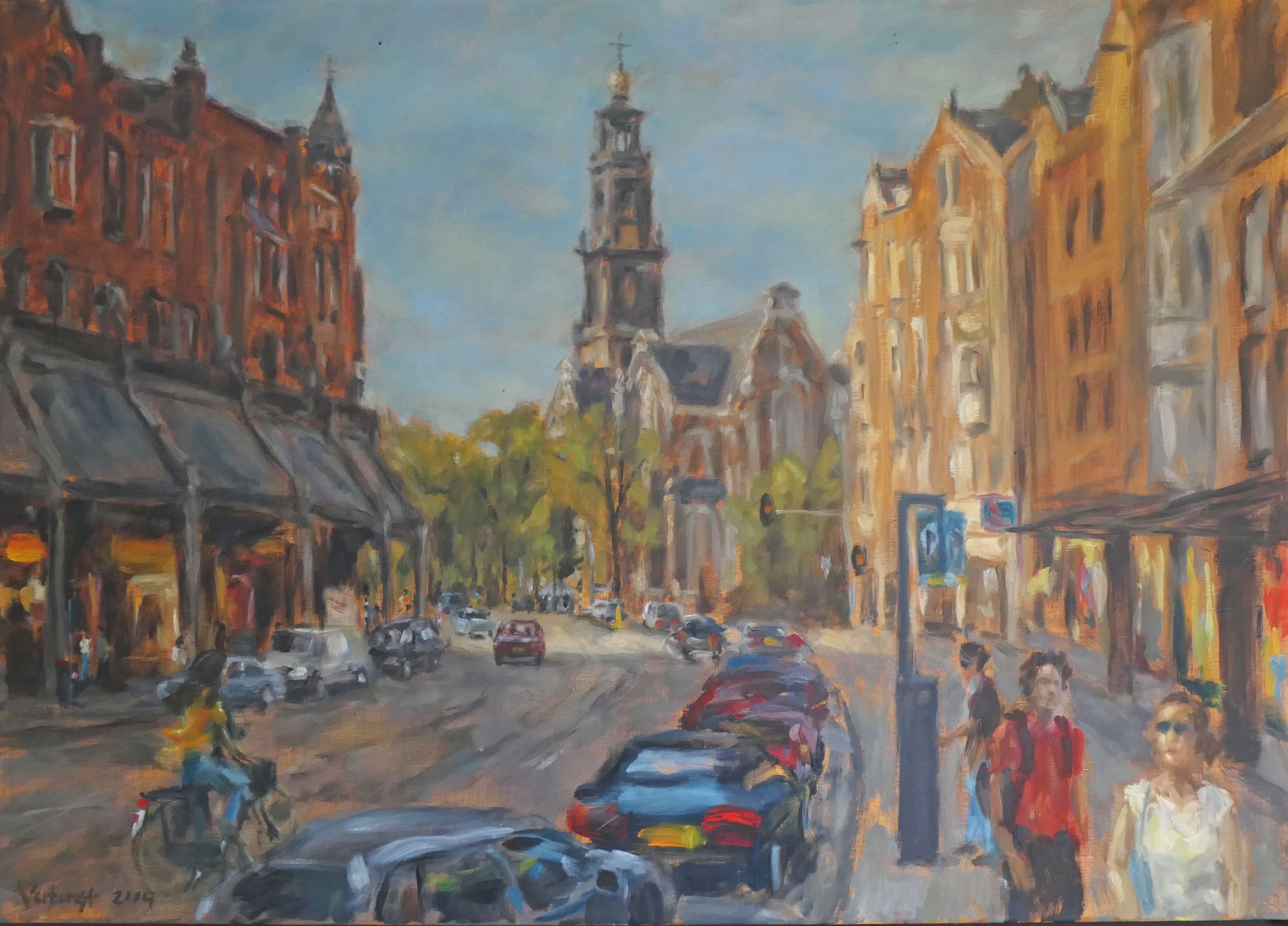 Raadhuisstraat Amsterdam zonder lijst