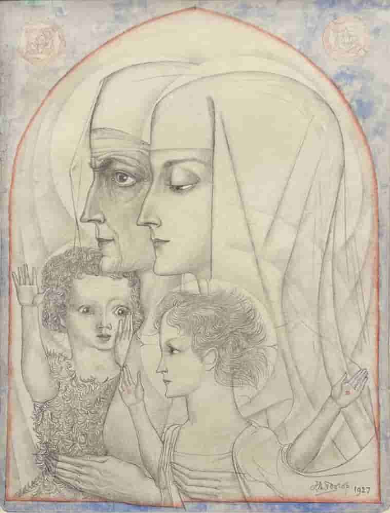 Jan Toorop - Het Christuskindeke (zonder lijst)