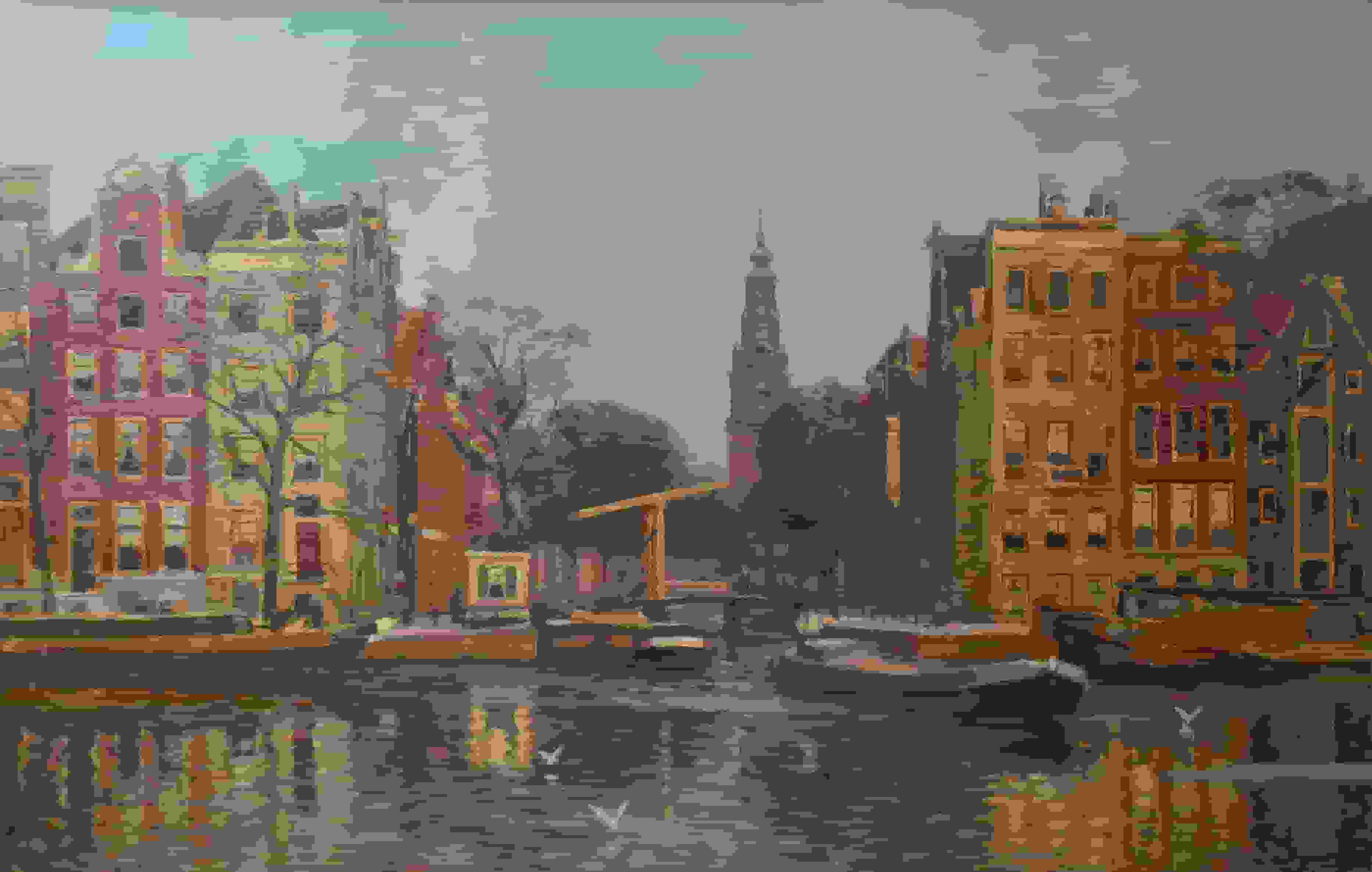 Groenburgwal met Zuiderkerk