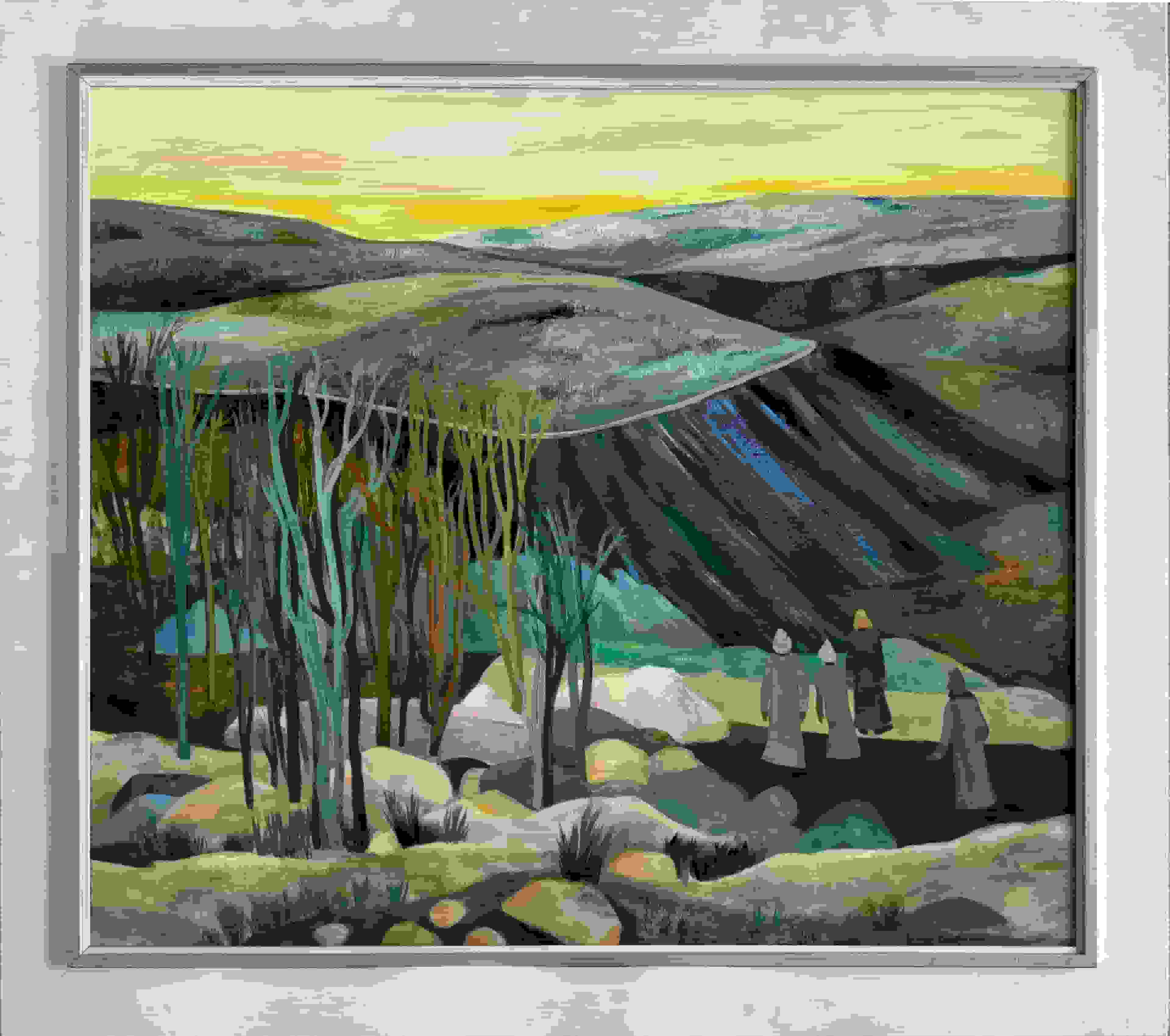 Edith van Leckwyck - De Afghanen (met lijst)