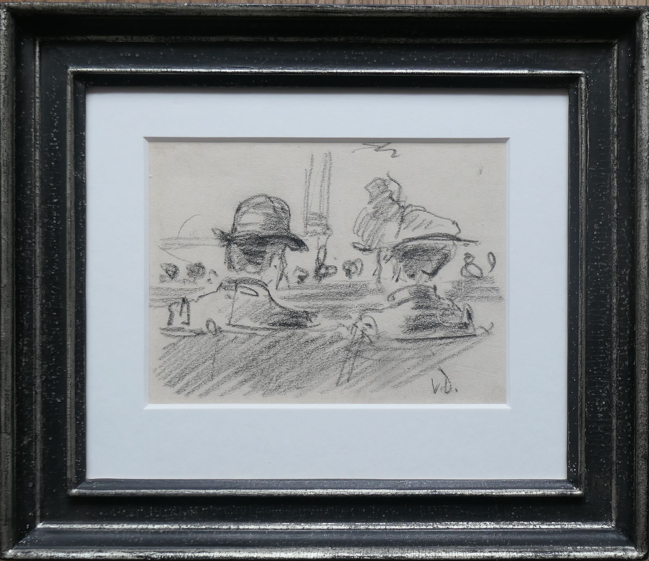 Bezoekers in variété-theater ''Faveur'' zonder lijst