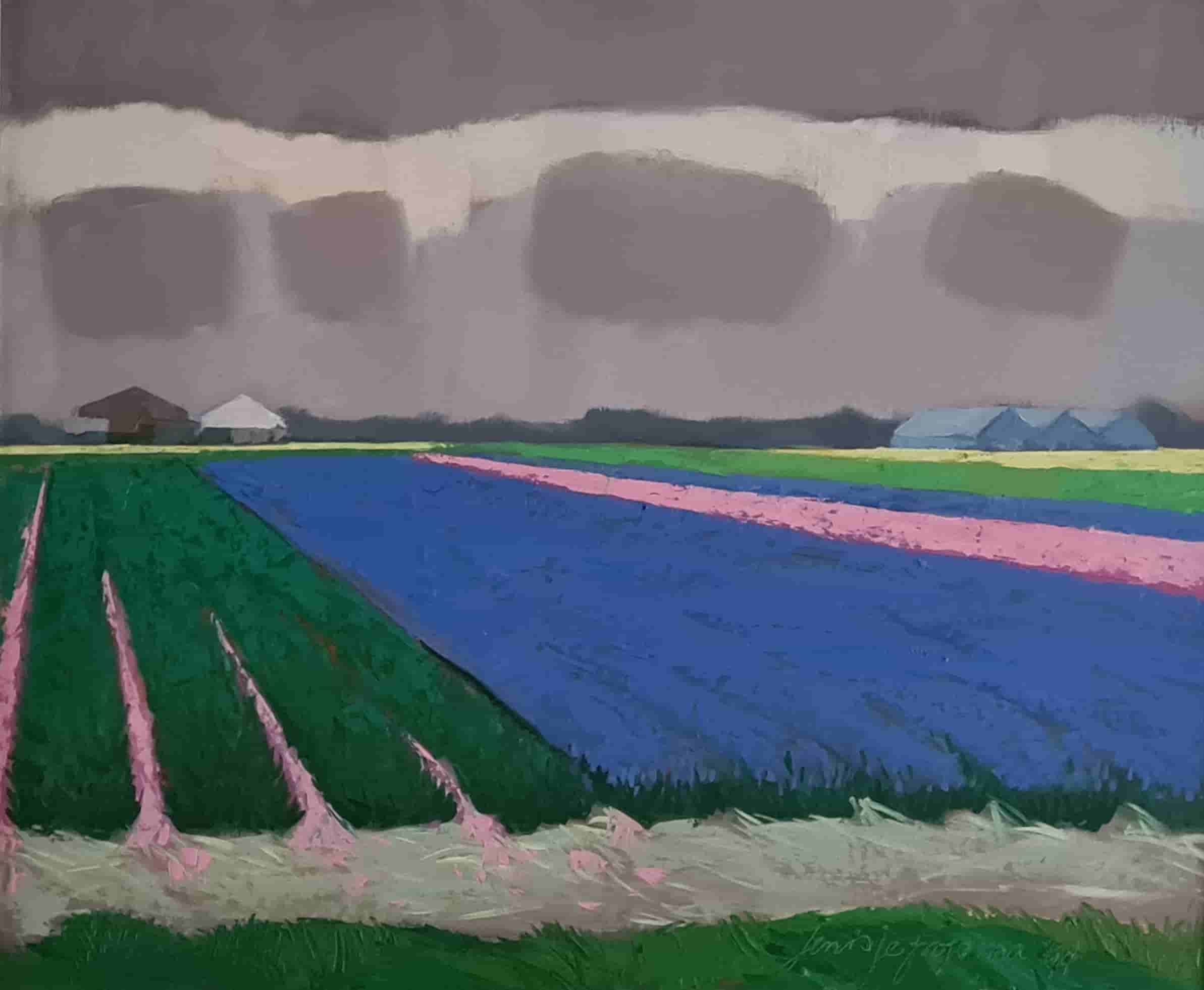 Jentsje Popma - Bollenvelden bij Breezand