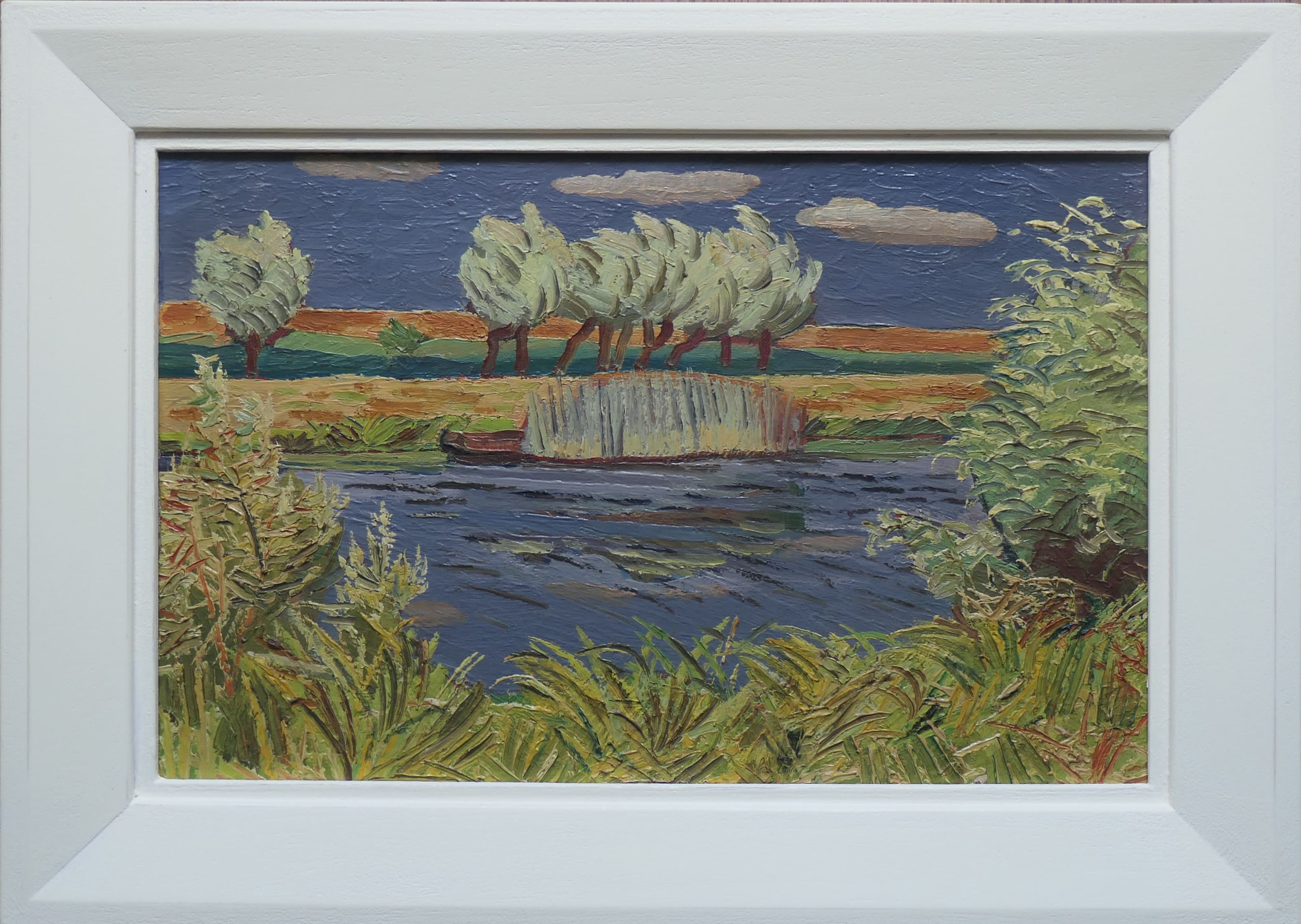 Riviergezicht zonder lijst