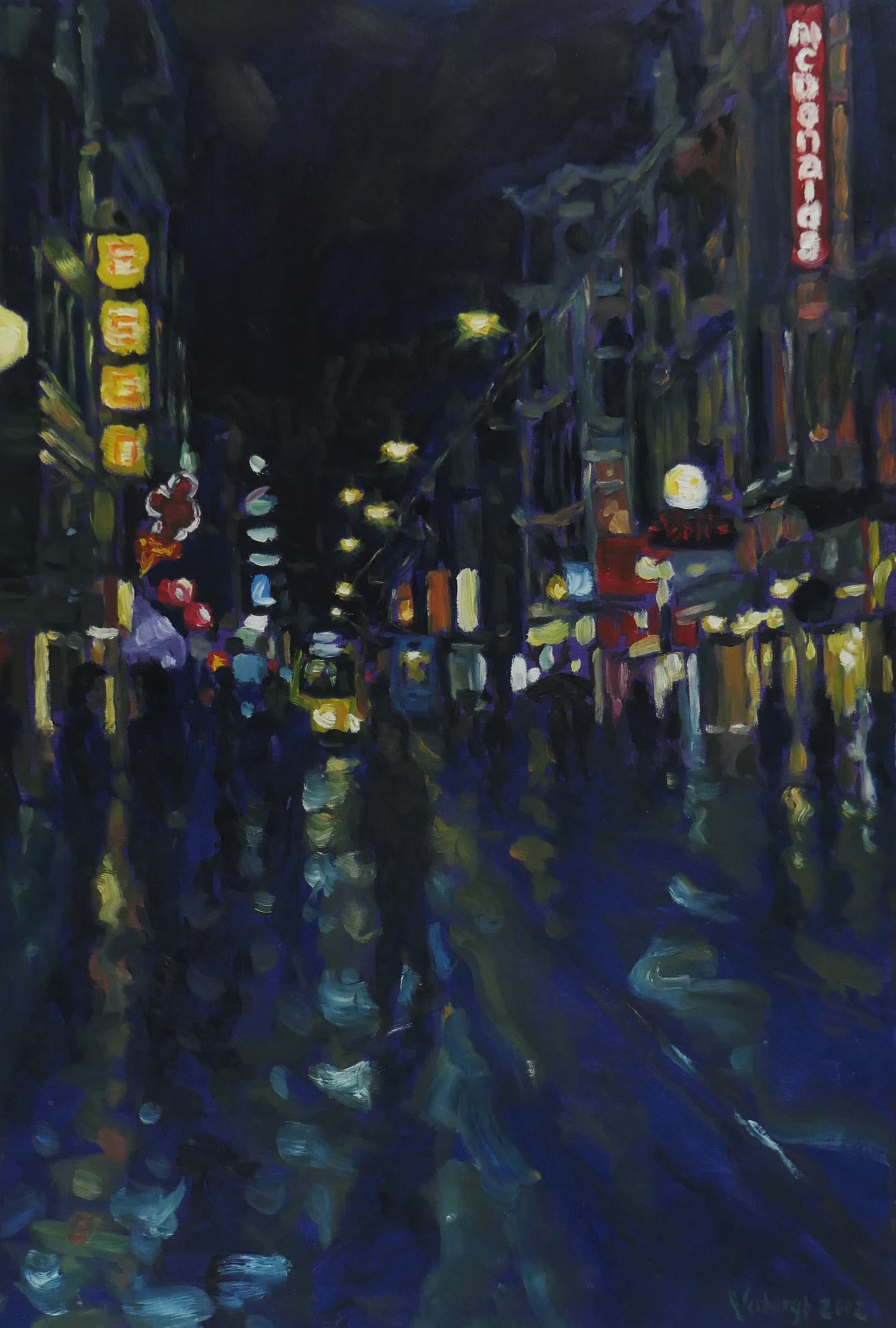 Leidsestraat Amsterdam zonder lijst
