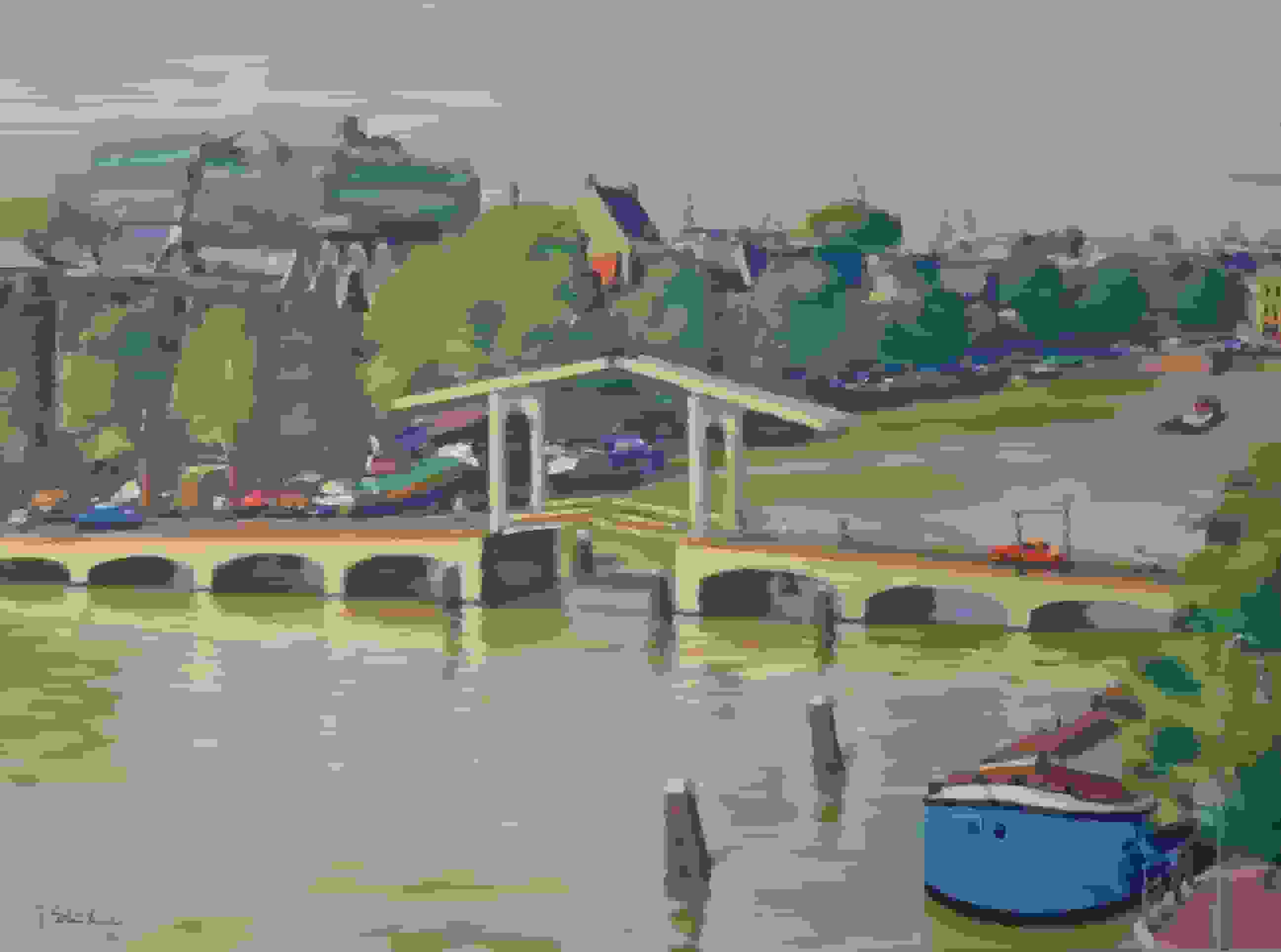 Magere brug in Amsterdam