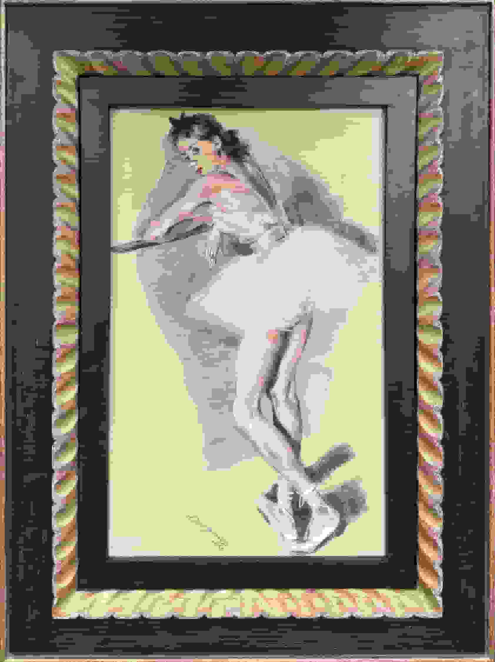 Willem Dooijewaard - Ballerina (met lijst)