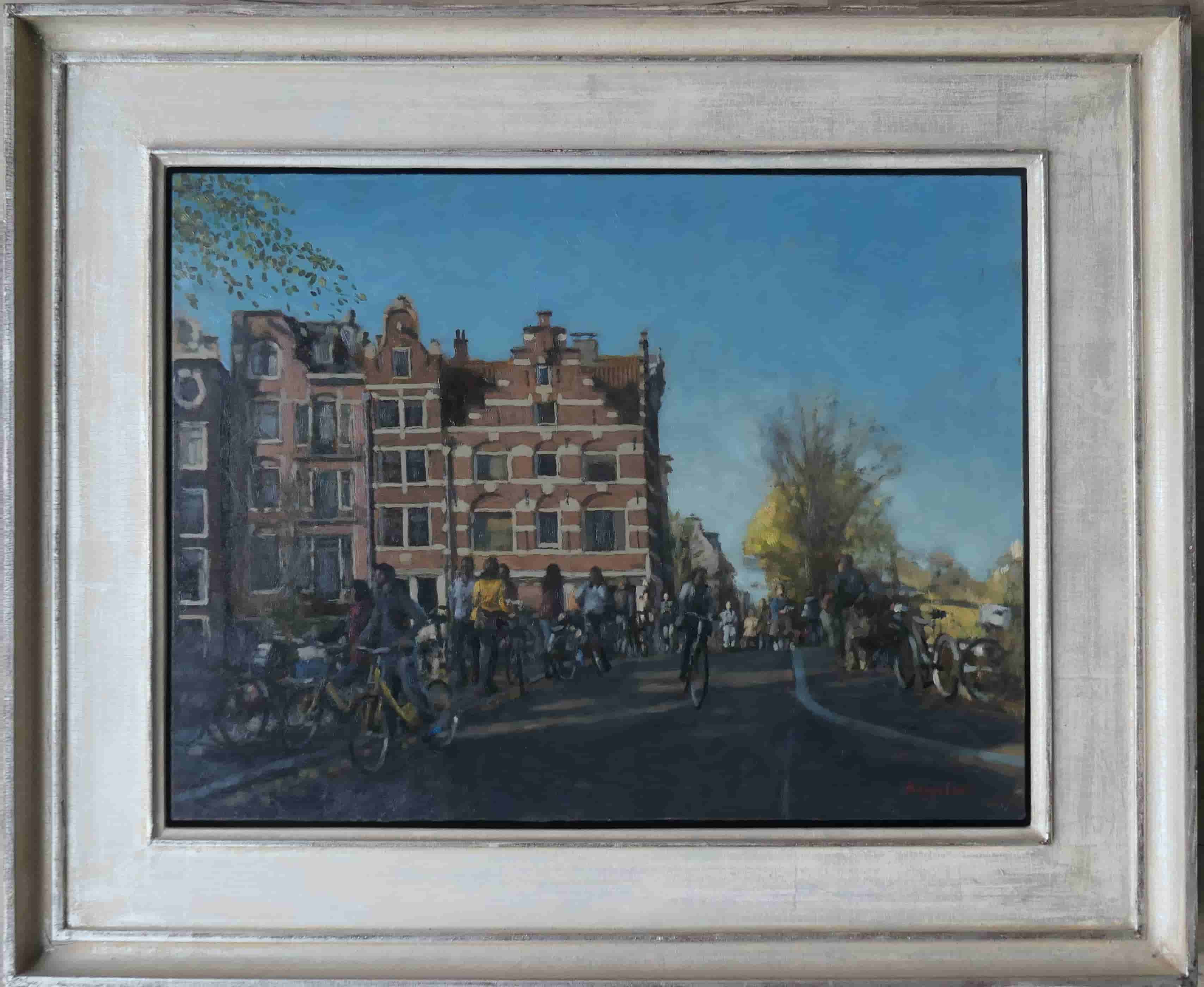 Frans Koppelaar - Lekkerebrug Amsterdam (met lijst)