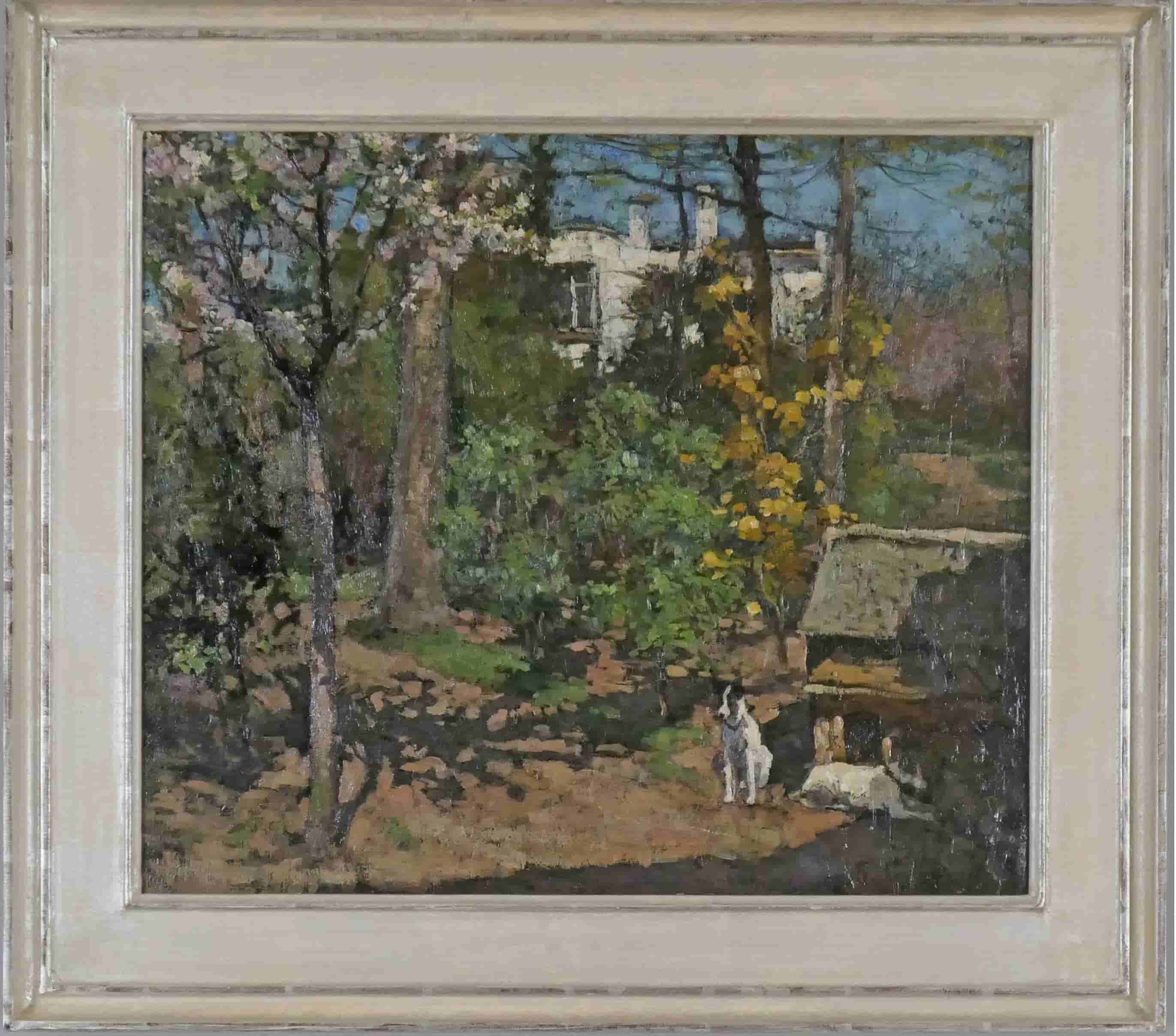 Frans Hogerwaard - Tuin te Haarlem (met lijst)